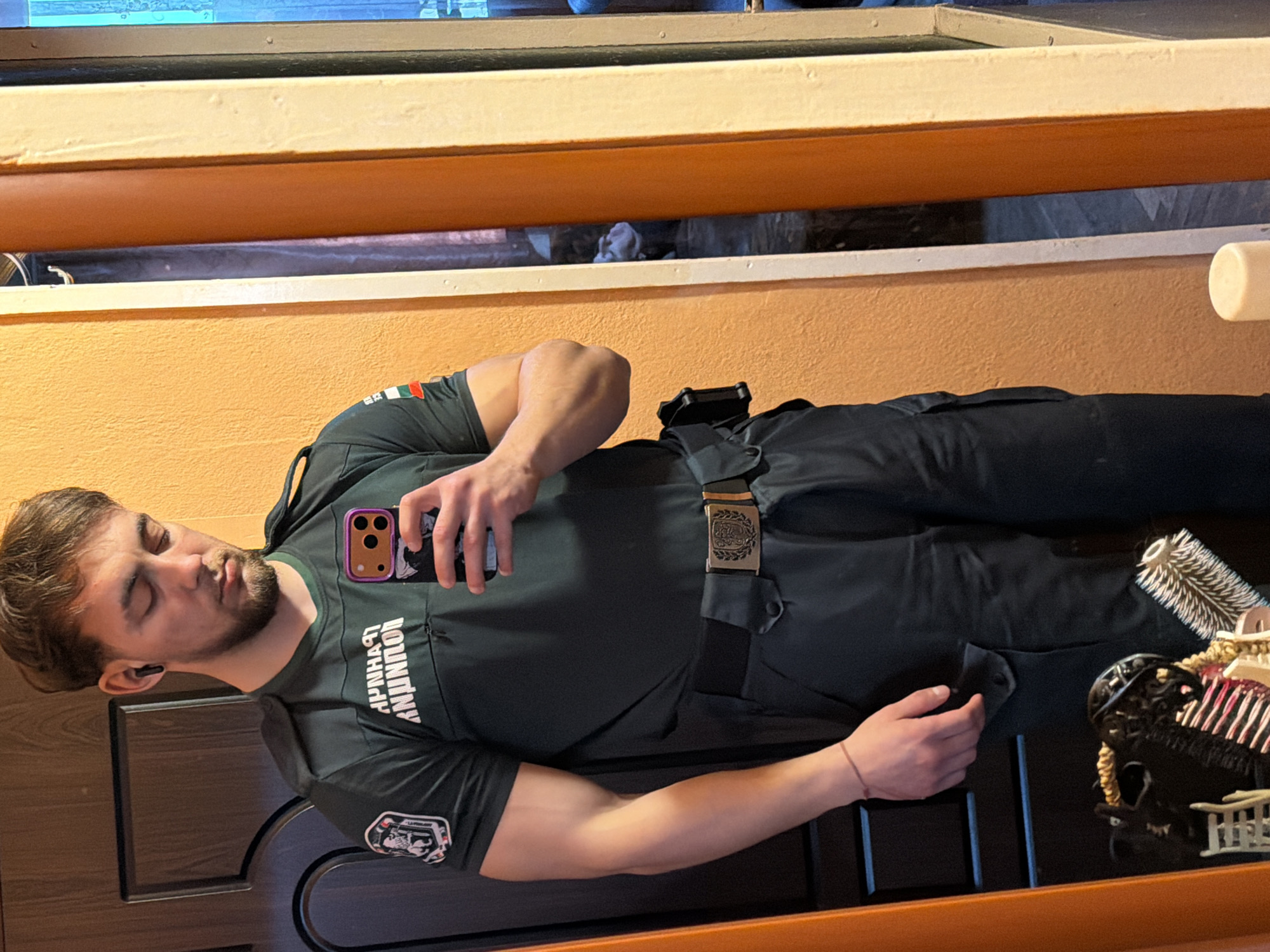 Border officer's quiet afternoon documented in Bulgarian coastal town