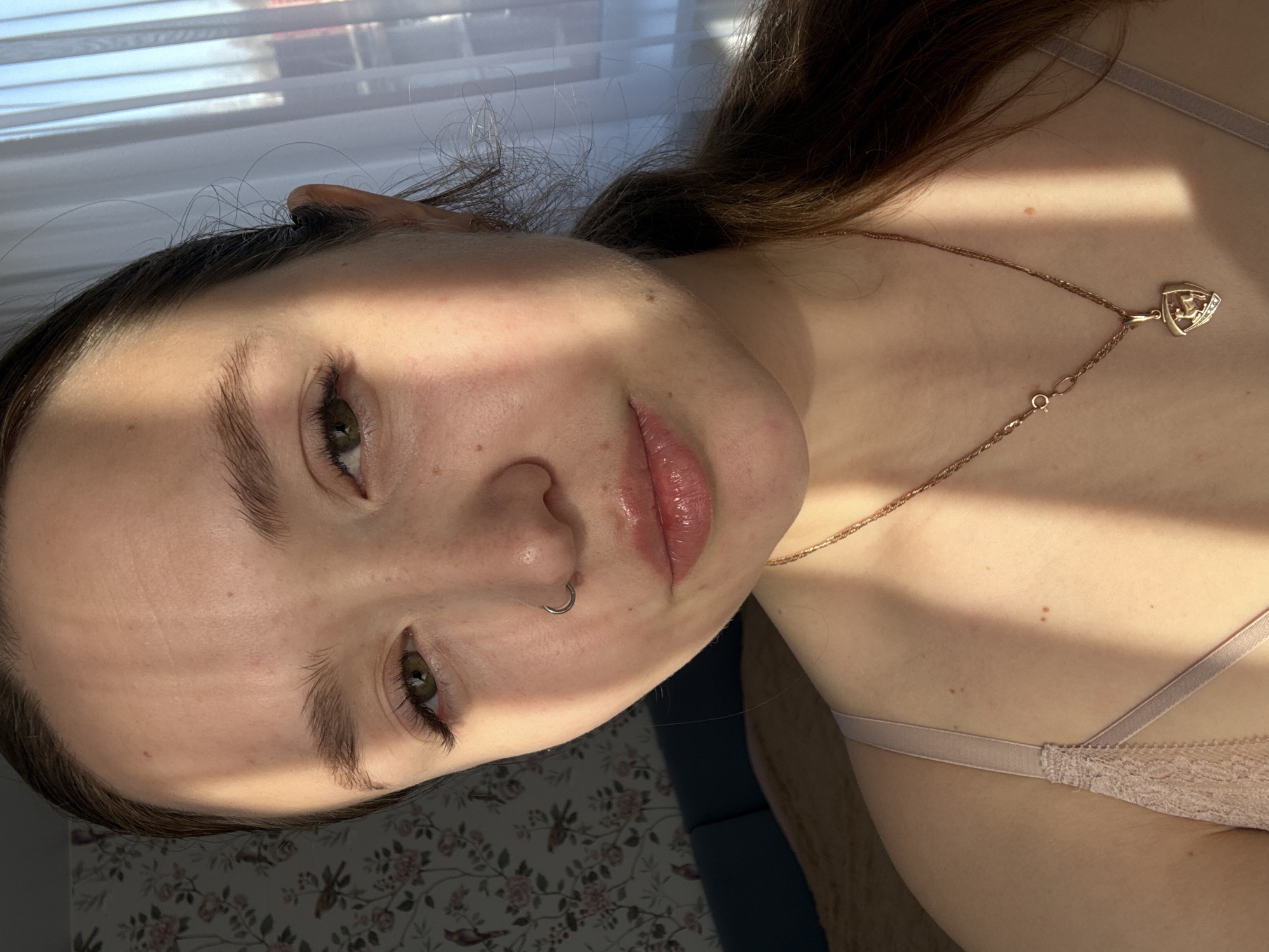 Woman photographed in close-up portraits in Izhevsk