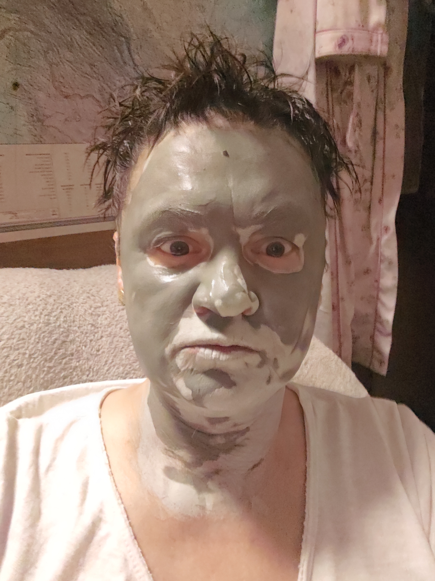 Face mask application session in Krasnoyarsk