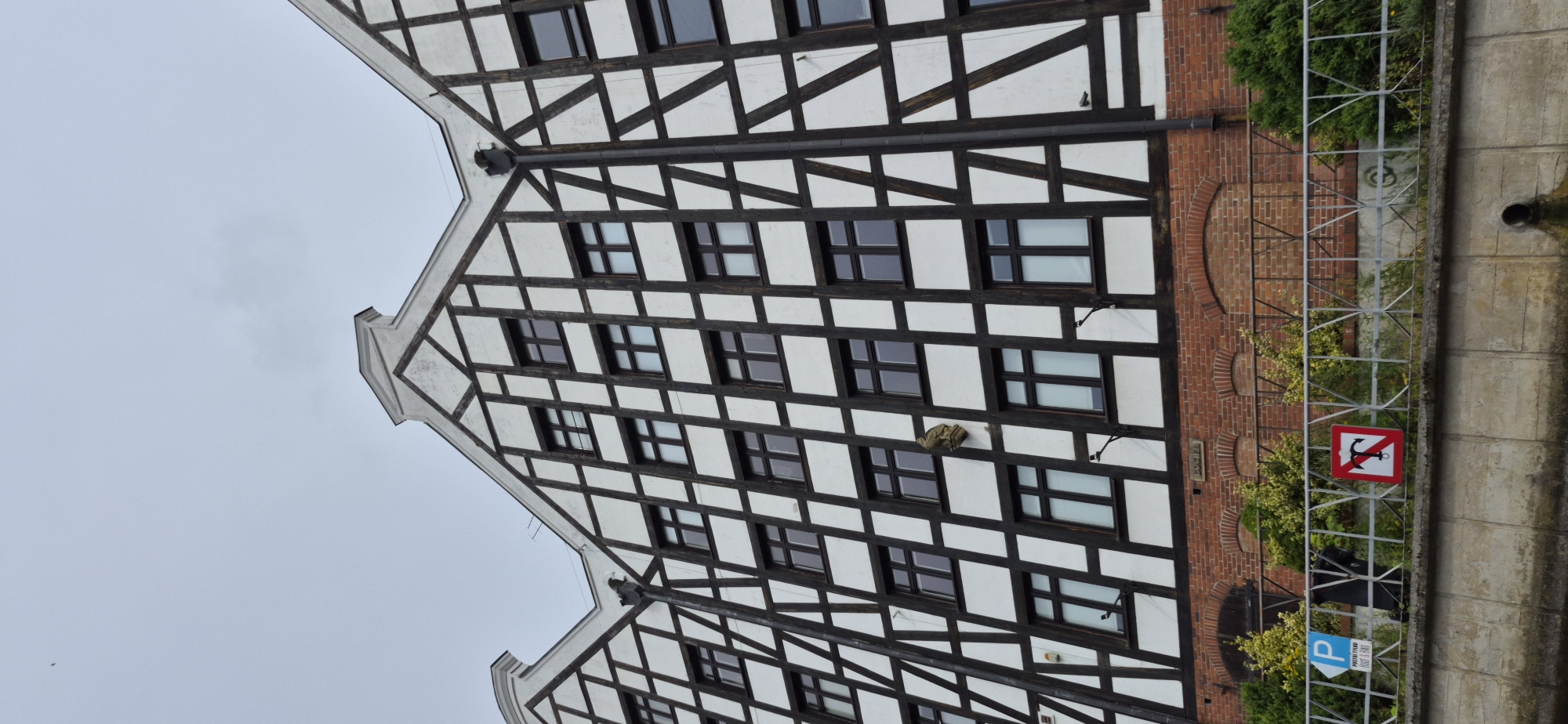 Close-up looks at Gdańsk's historic waterfront architecture