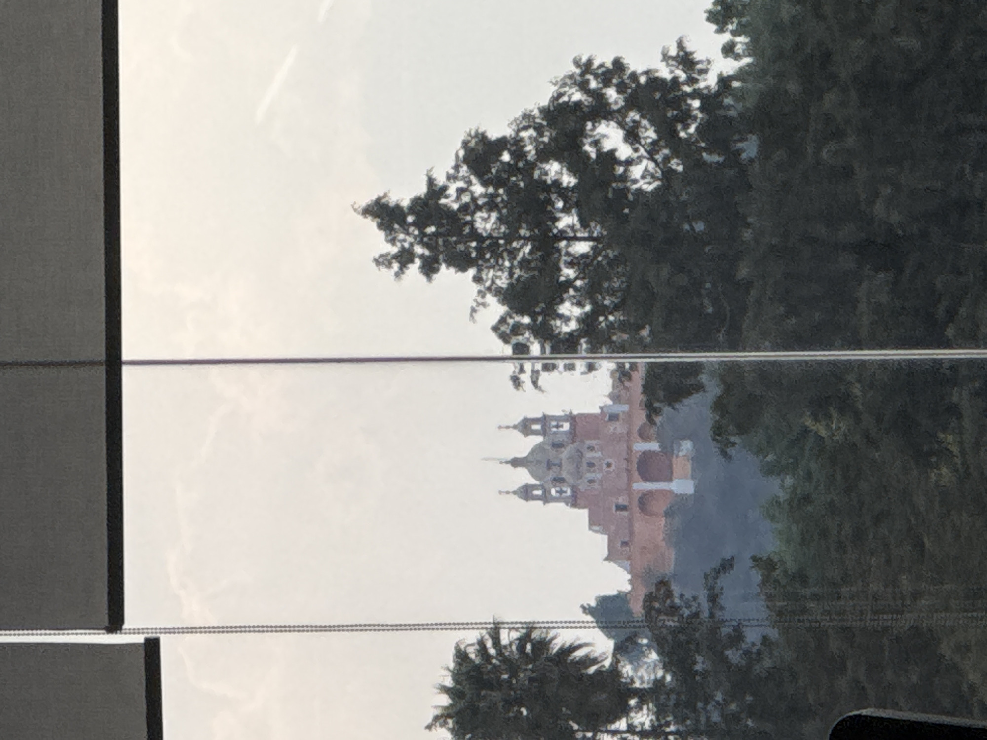 Interior views capture historic church and modern gym in Cholula