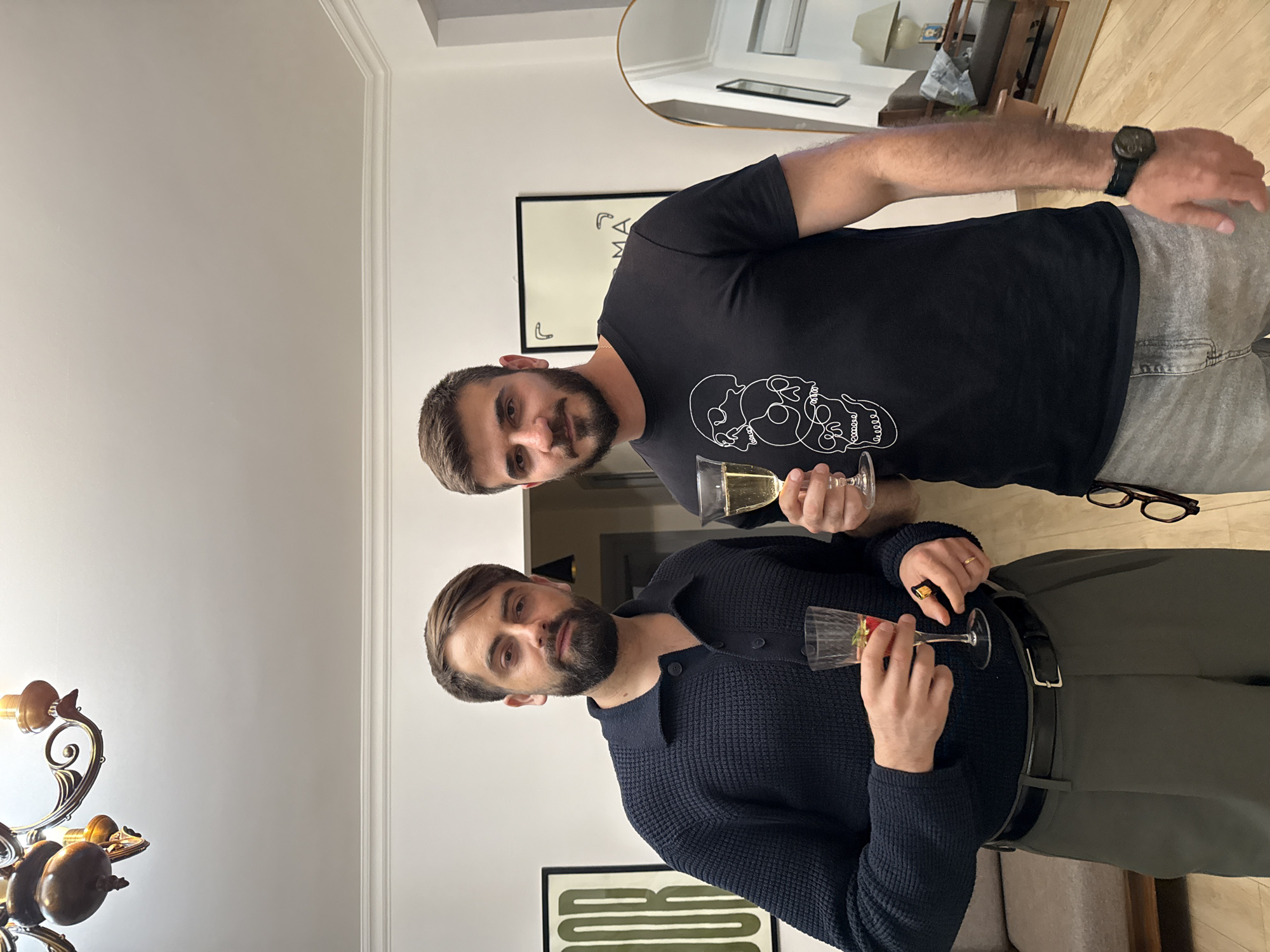 Champagne reception documented by guests in Yerevan