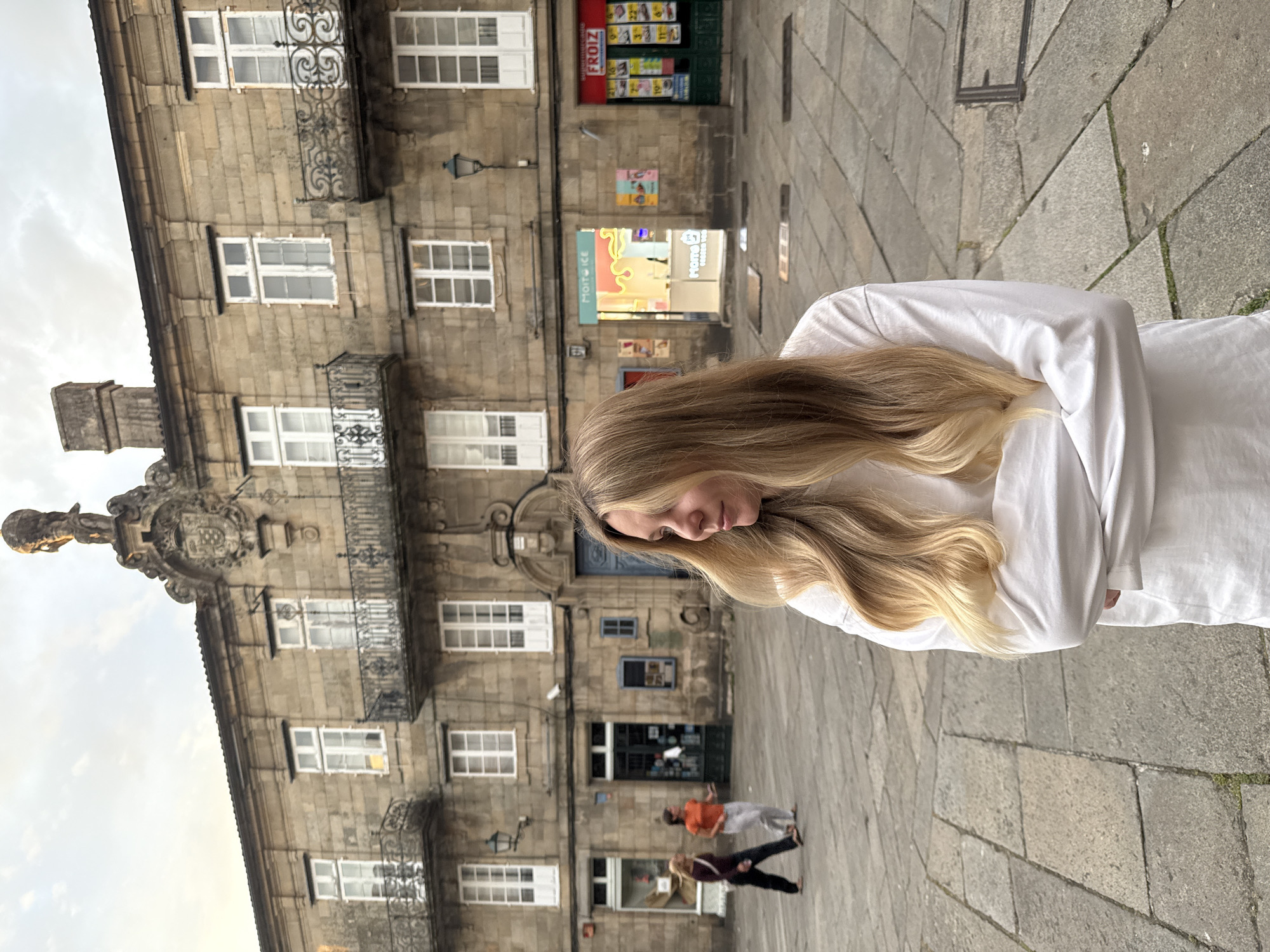 Evening exploration of Santiago de Compostela's historic architecture