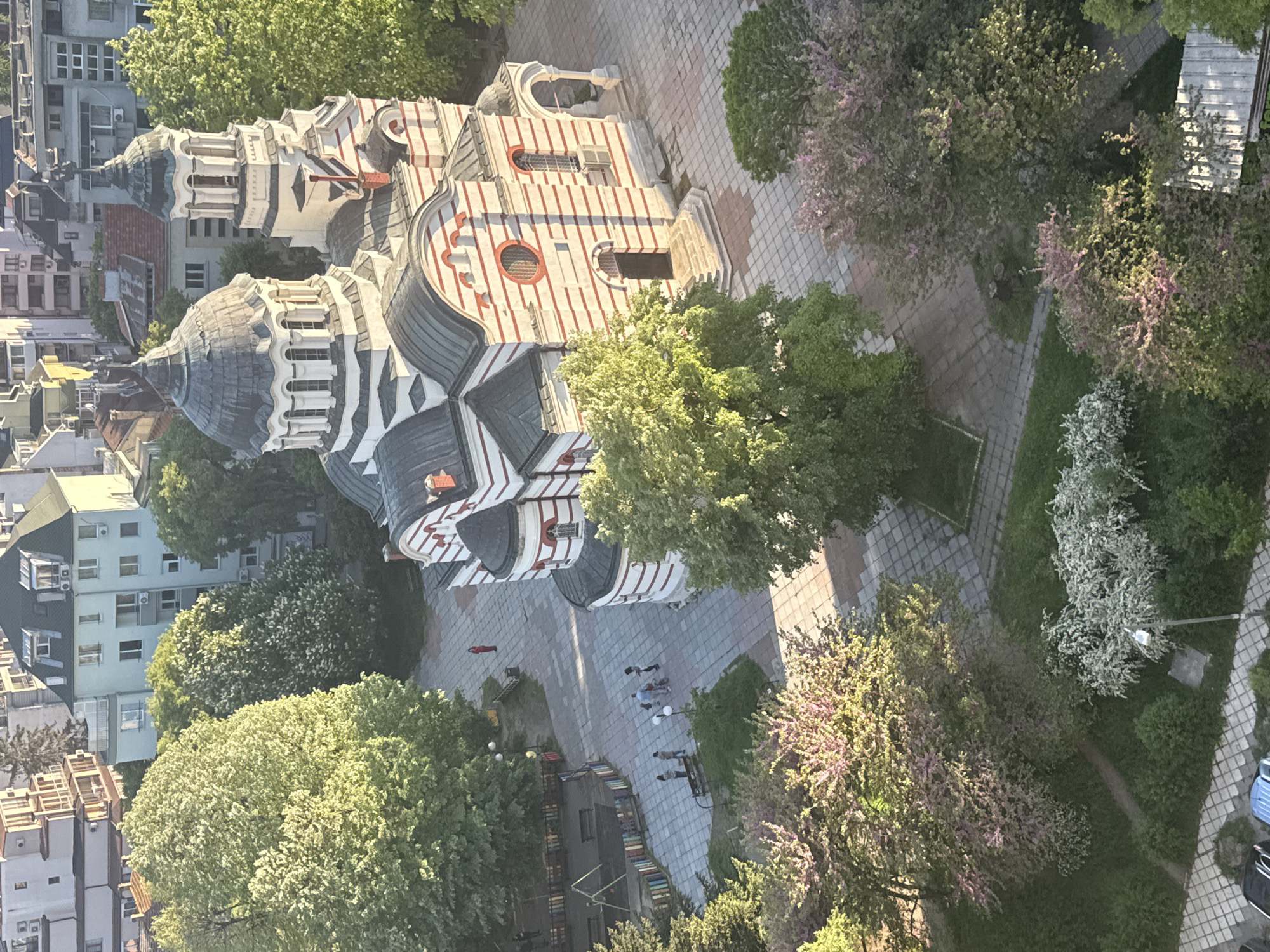 Aerial documentation captures Varna cityscape and cathedral views
