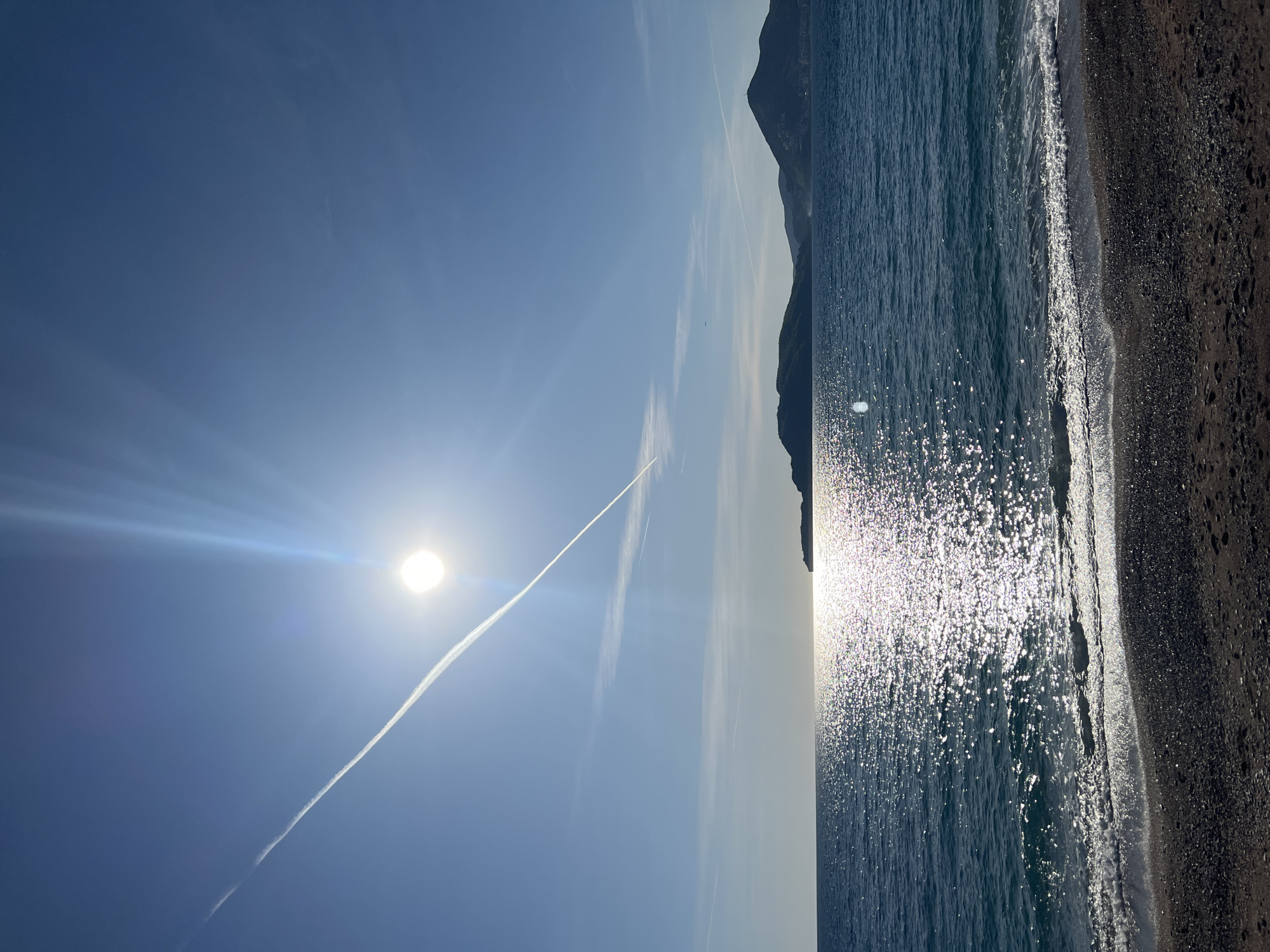 Sunny afternoon moments captured along Pržno's Mediterranean coast
