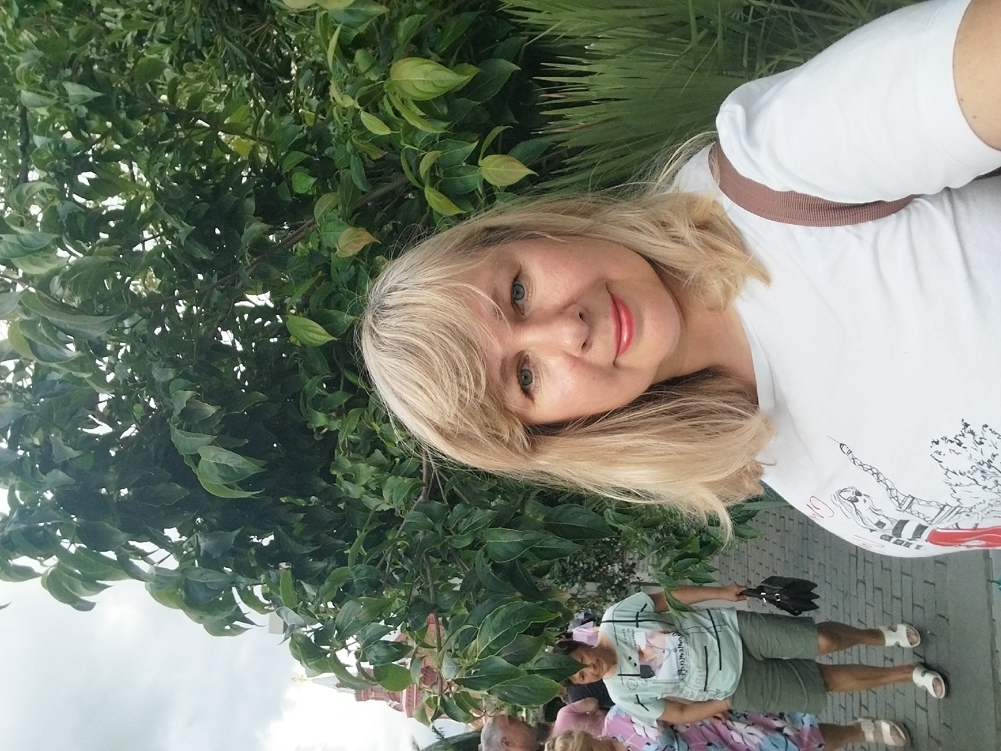 Selfies and street scenes around a grand historic European city