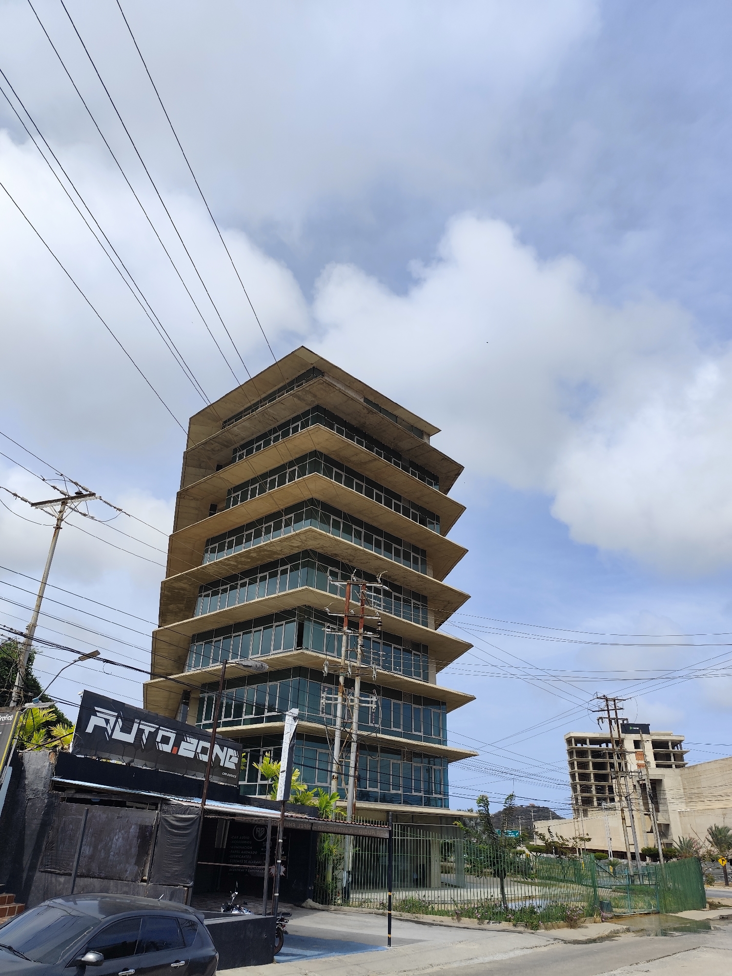 Urban architecture and streetscapes documented in Los Robles, Venezuela