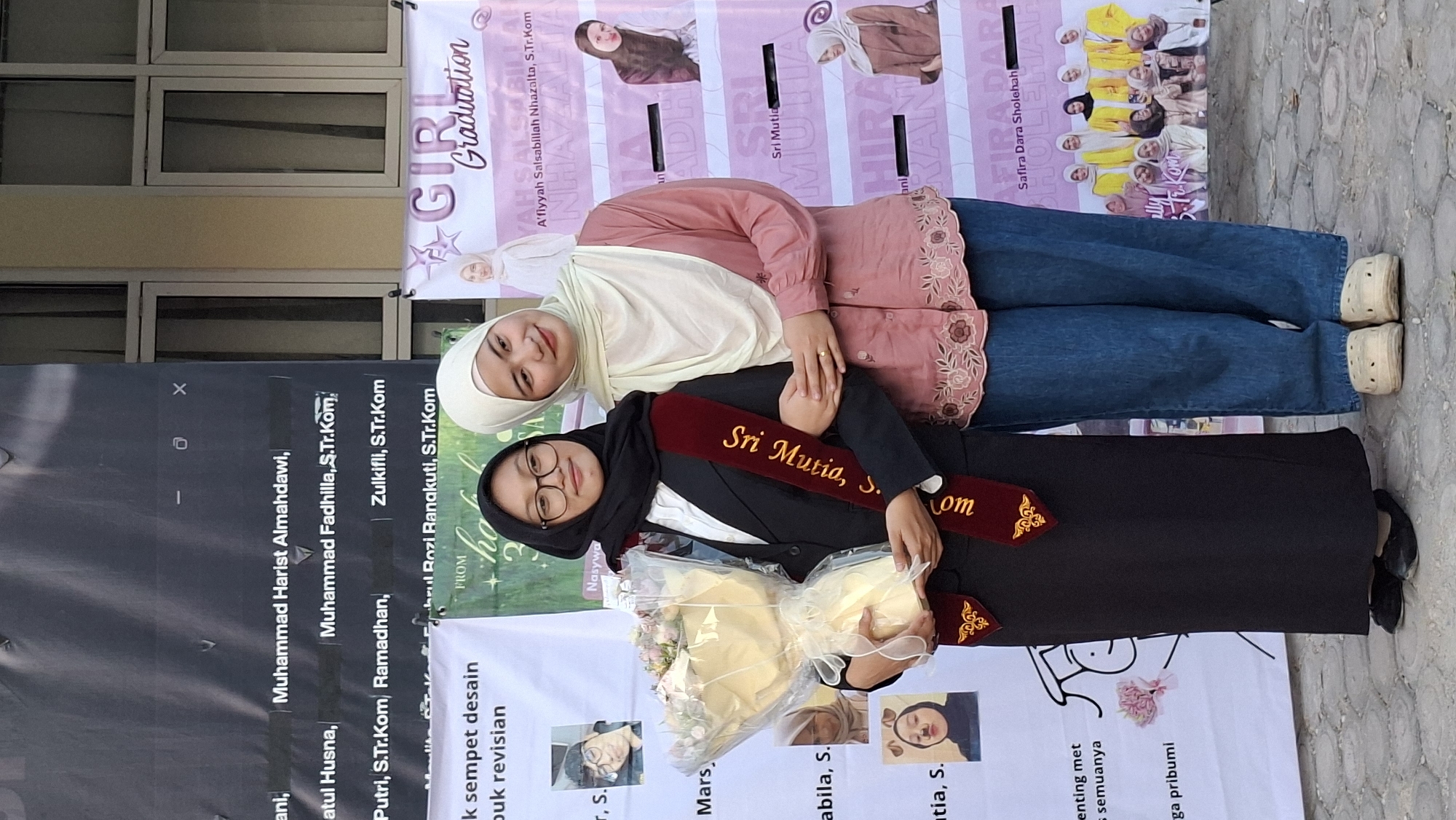 Informatics thesis defense celebration at Lhokseumawe campus