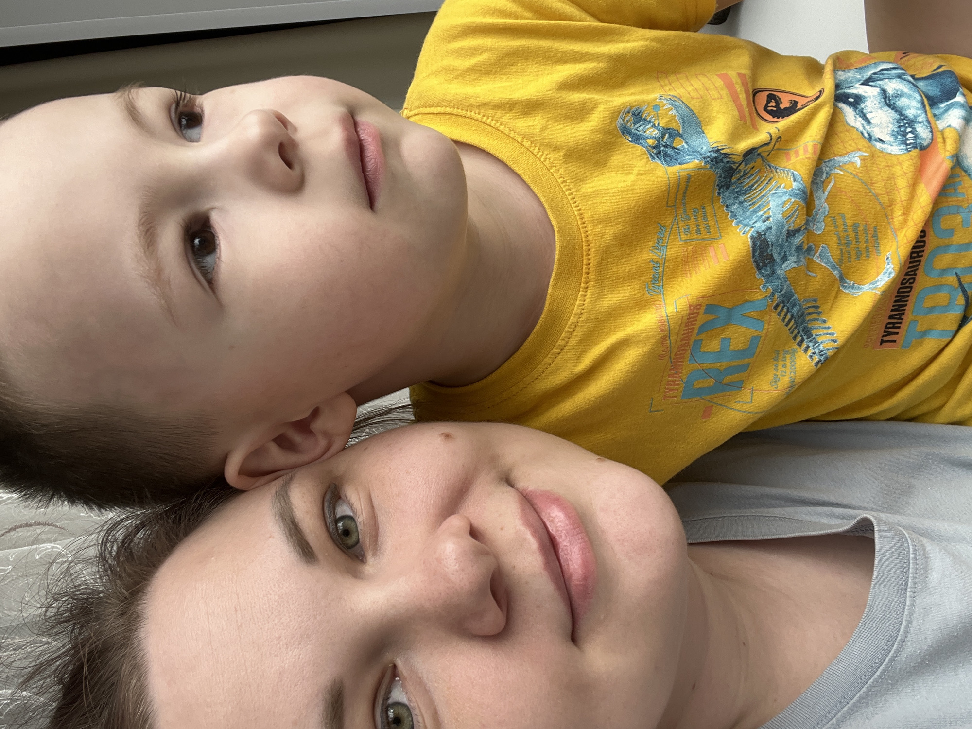 Mother and child share quiet morning moments in Usman