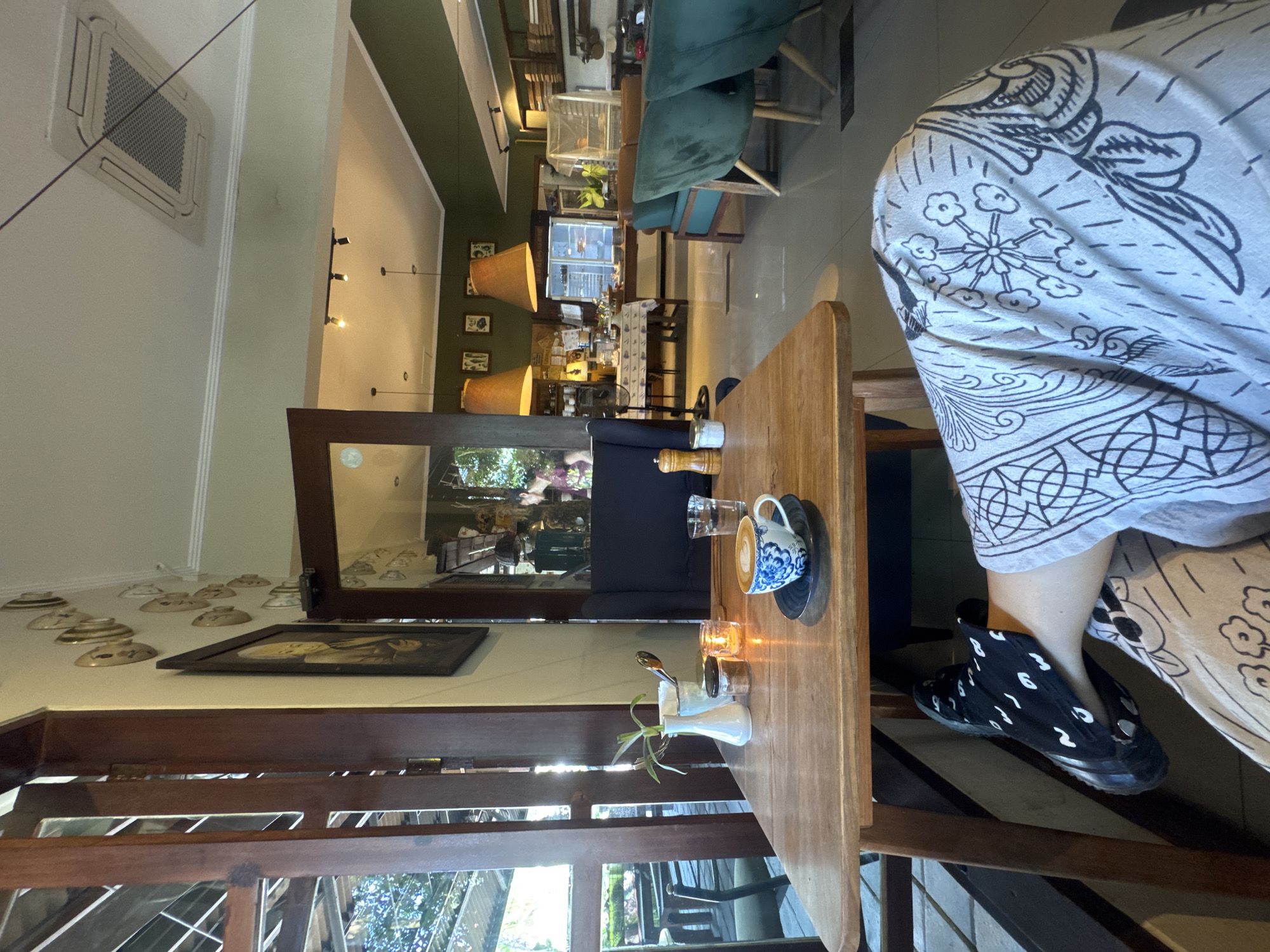 Cafe dining experience documented in North Kuta, Indonesia