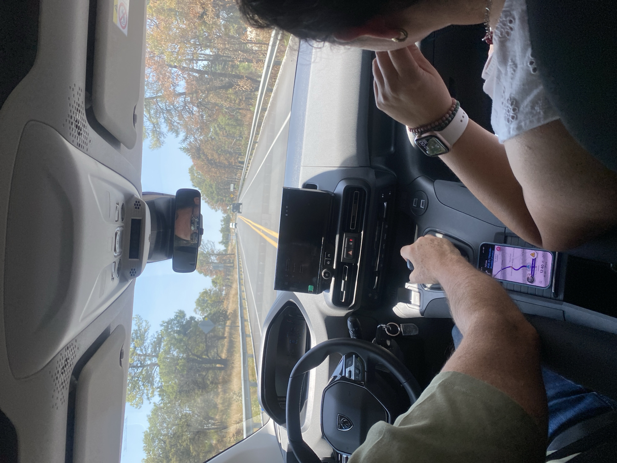 Car journey documented on highway near Metepec, Mexico