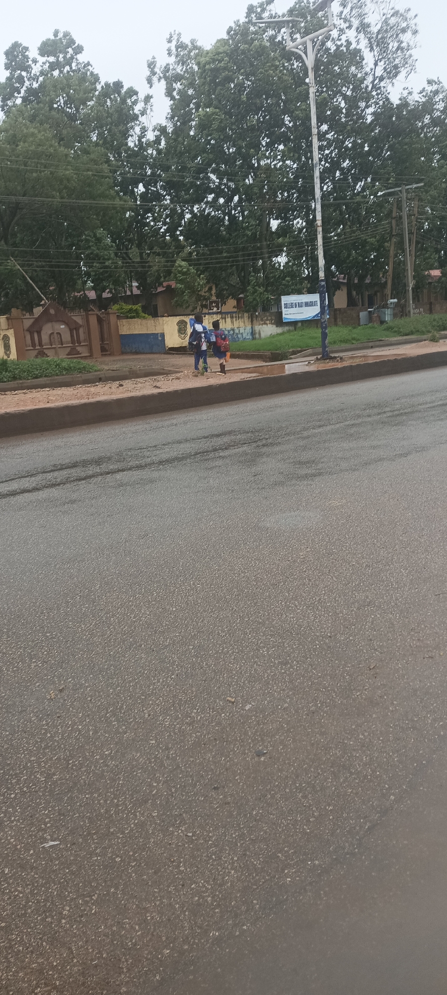 Rainy day street scenes captured across Bukuru, Nigeria