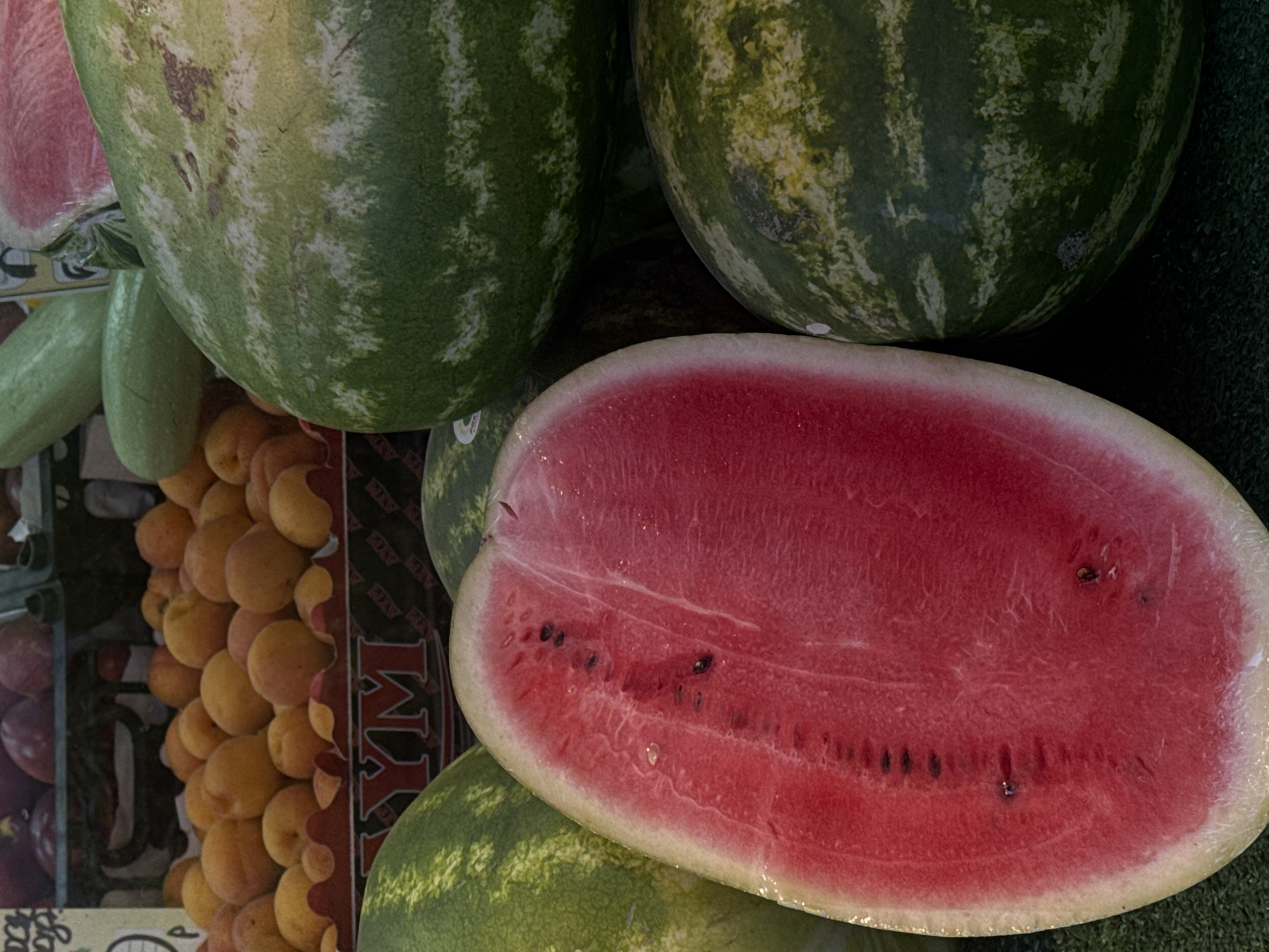 Everyday moments captured in Lyubertsy: fresh produce, art project