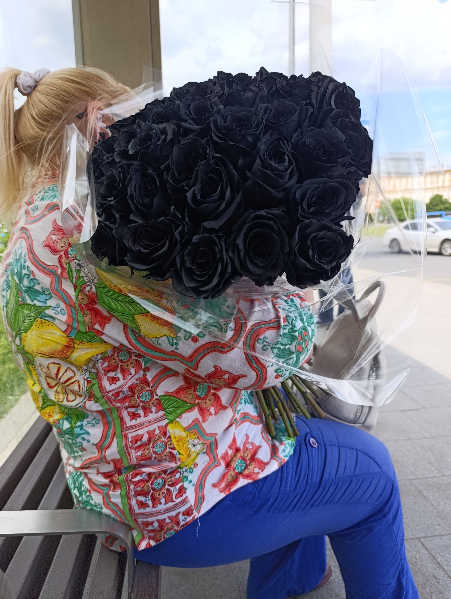 Morning scenes documented across central Moscow including monument, tunnel, woman
