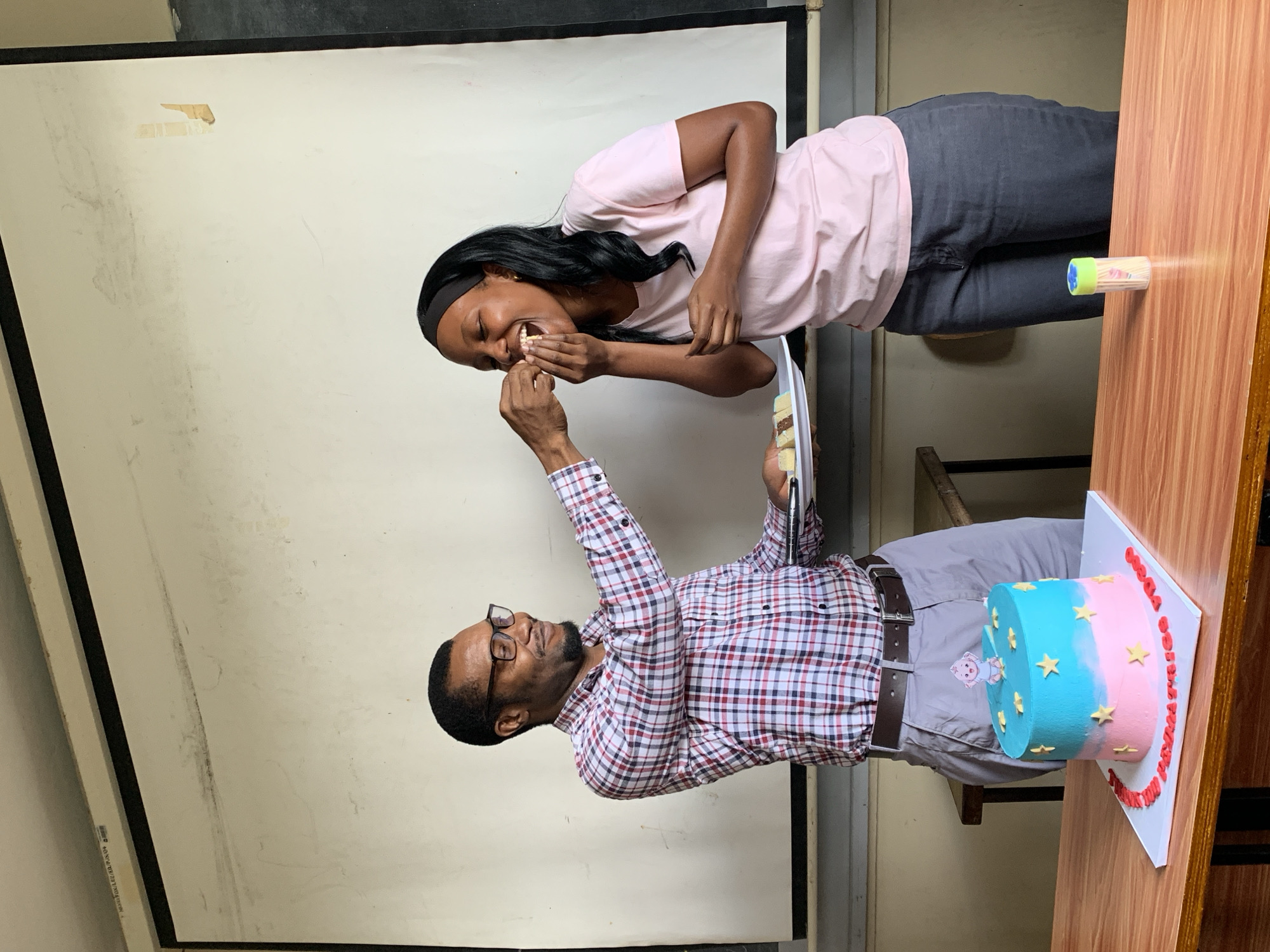 Gender reveal celebration at Dar es Salaam medical facility