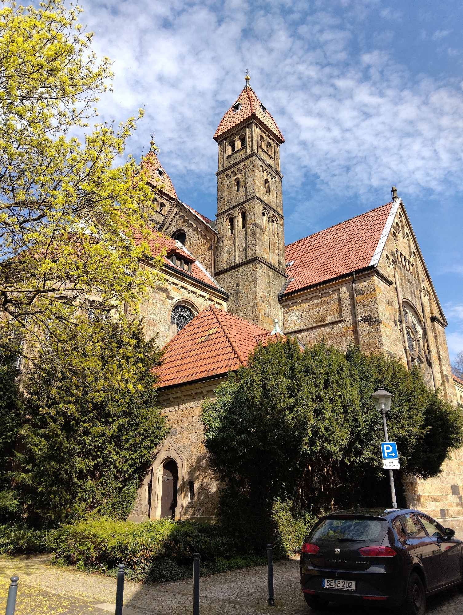 Medieval tower and church documented in Warendorf, Germany