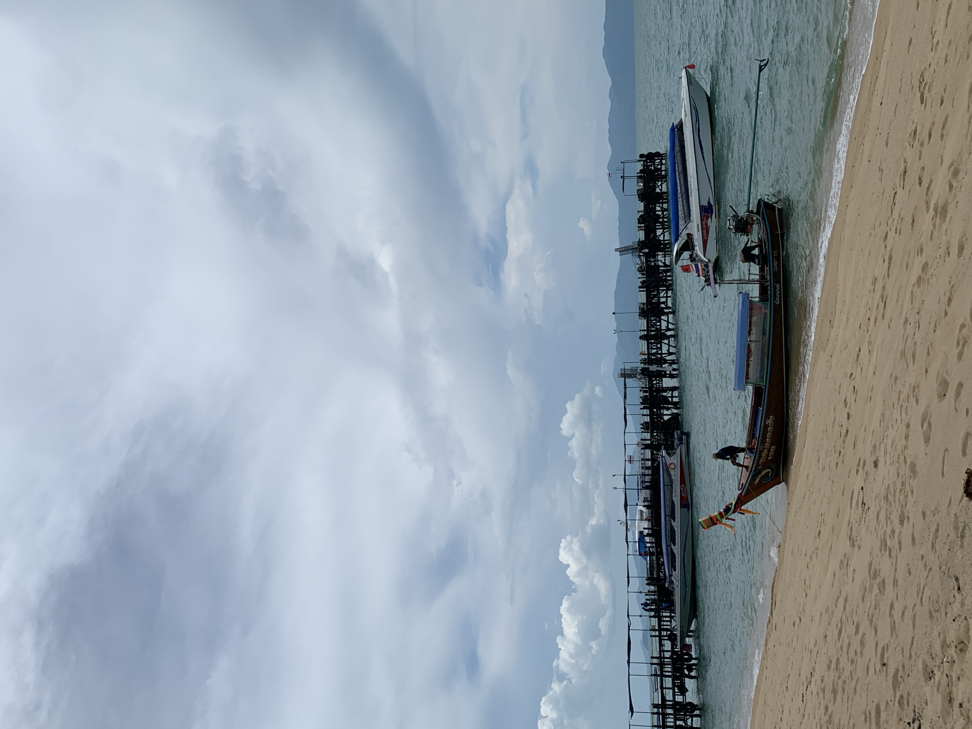 Cloudy morning captured at Baan Tai beach, Thailand