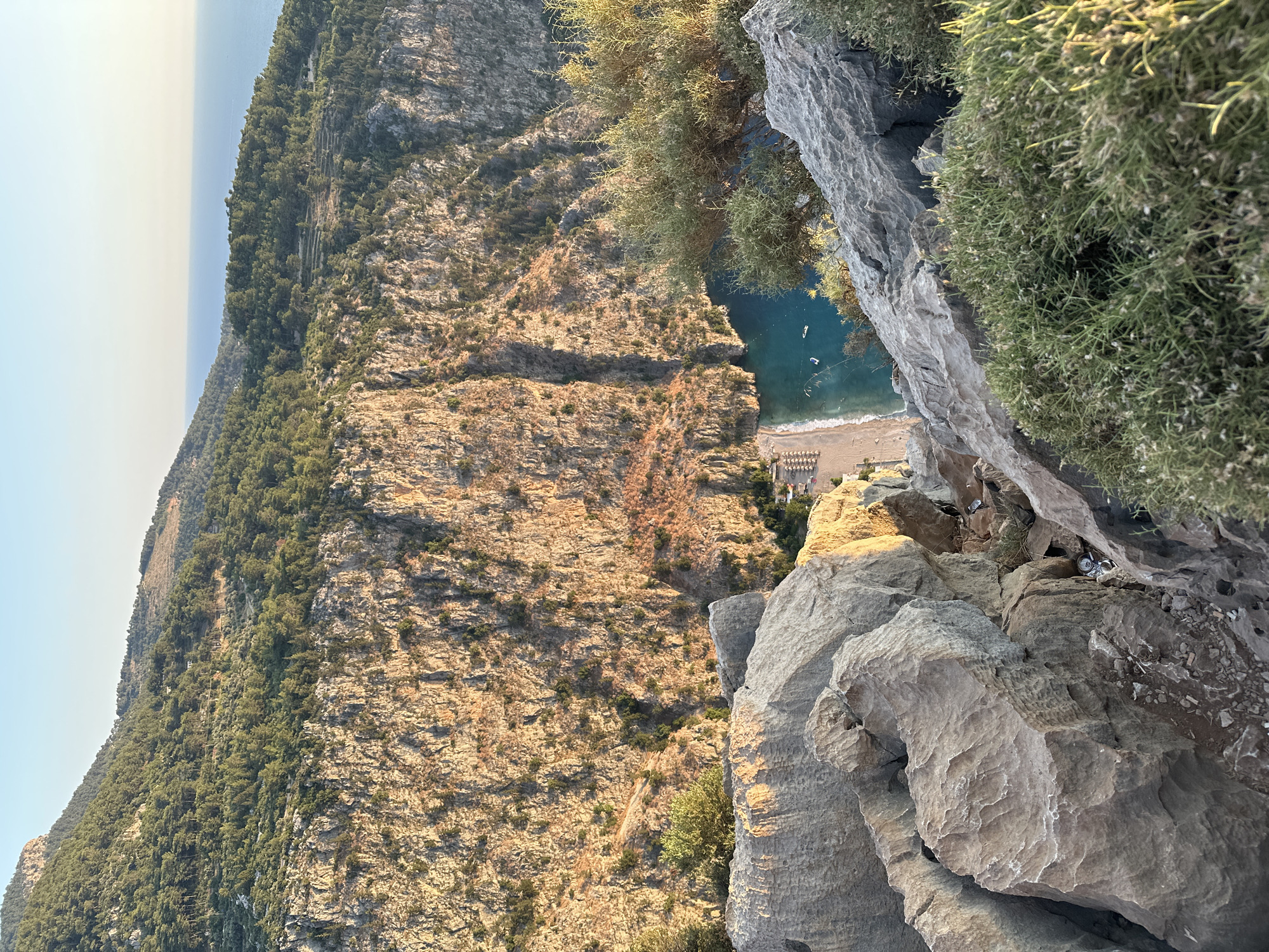 Sunset at Butterfly Valley cliffs, Fethiye