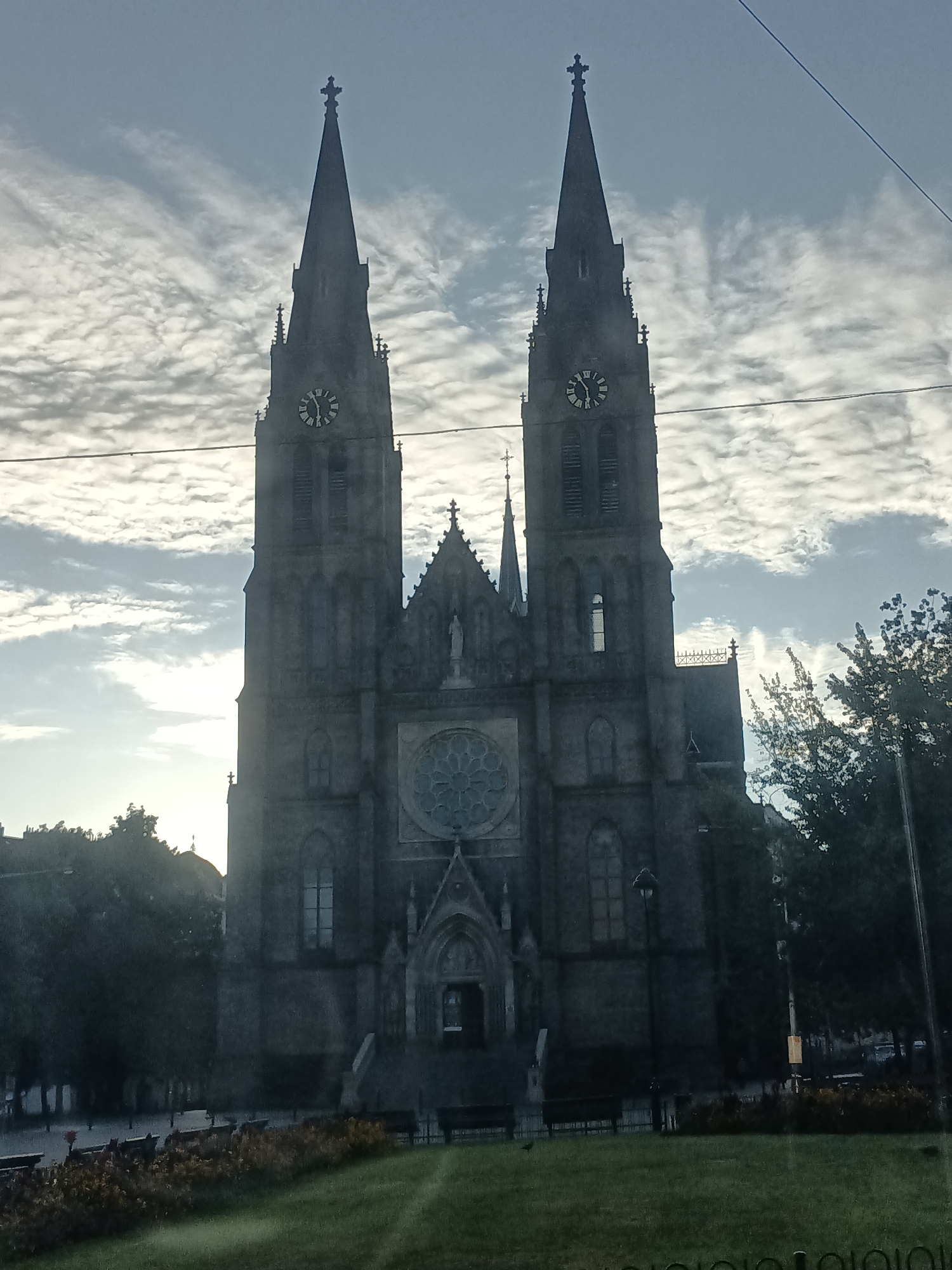 Tram ride through Prague's historic streets and Vyšehrad basilica
