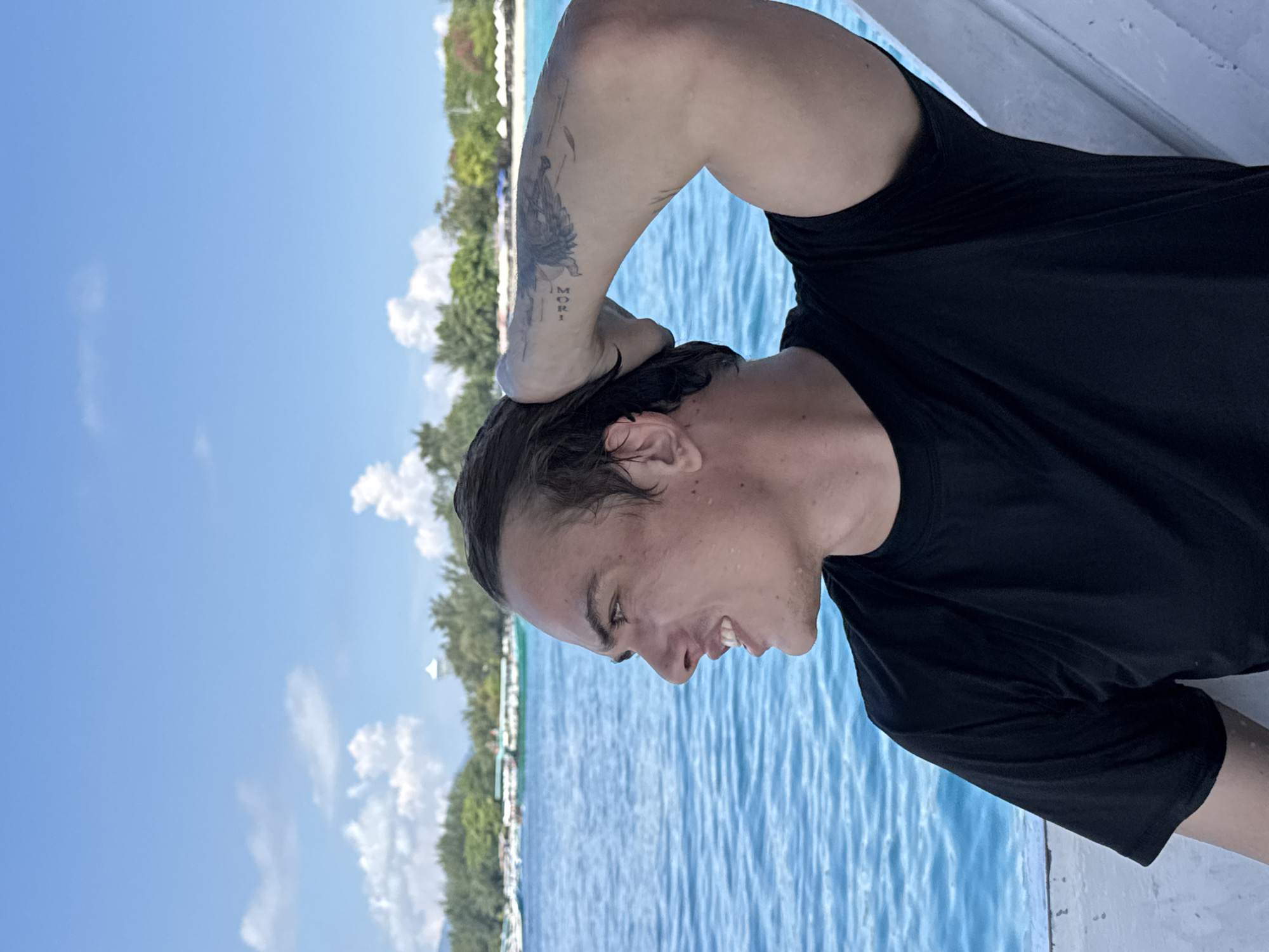 Tourists enjoy boat excursions in Gili Trawangan waters