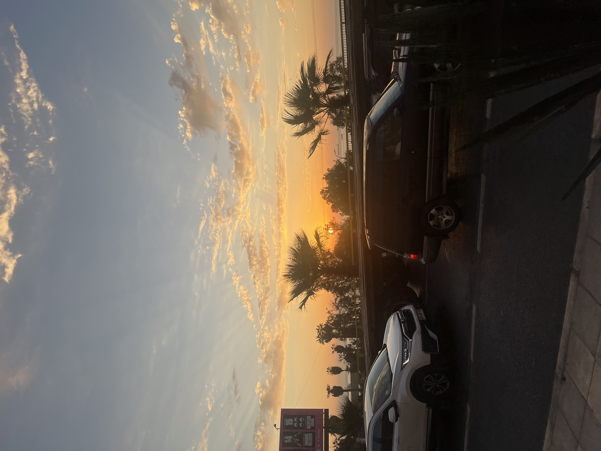 Sunset observed across Arica, Chile from multiple urban locations