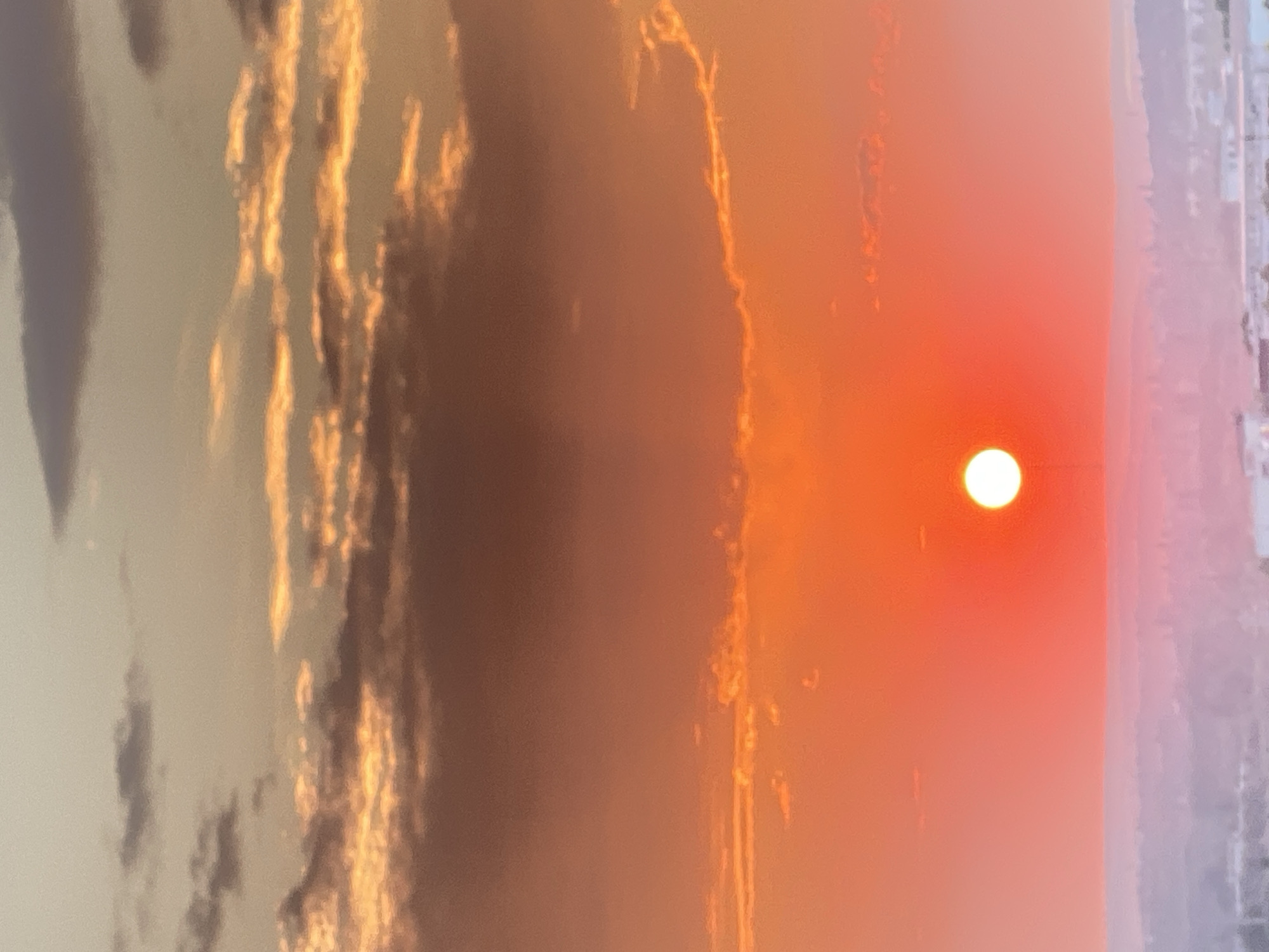 Chișinău sunset, multiple angles, one vivid evening sky