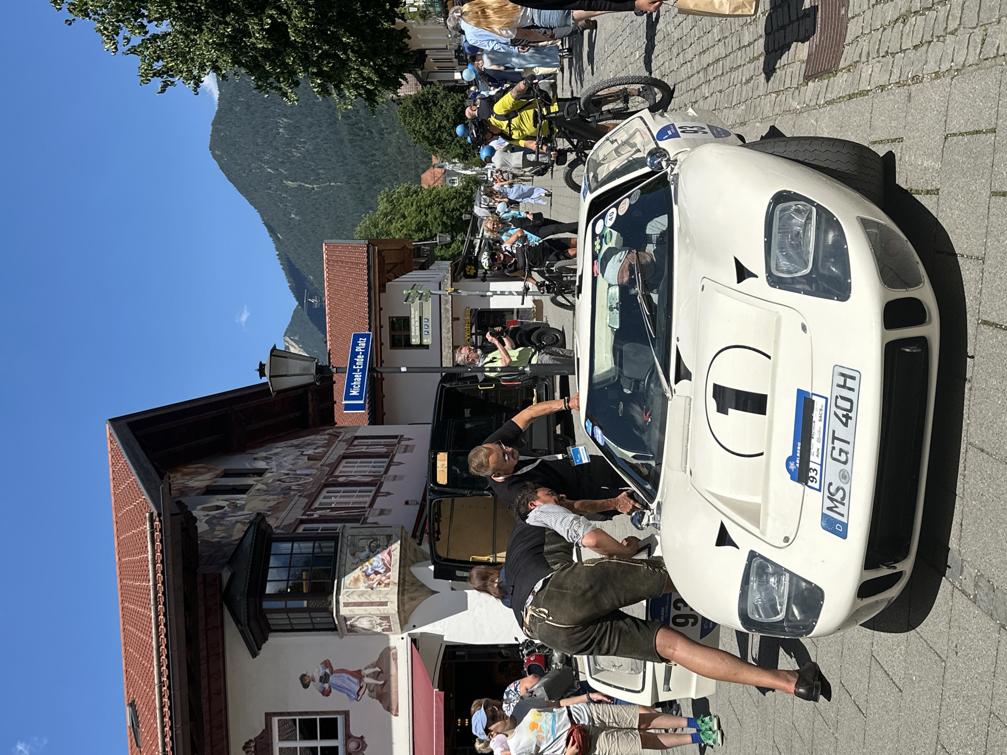 Classic car rally fills Garmisch-Partenkirchen streets with vintage iron