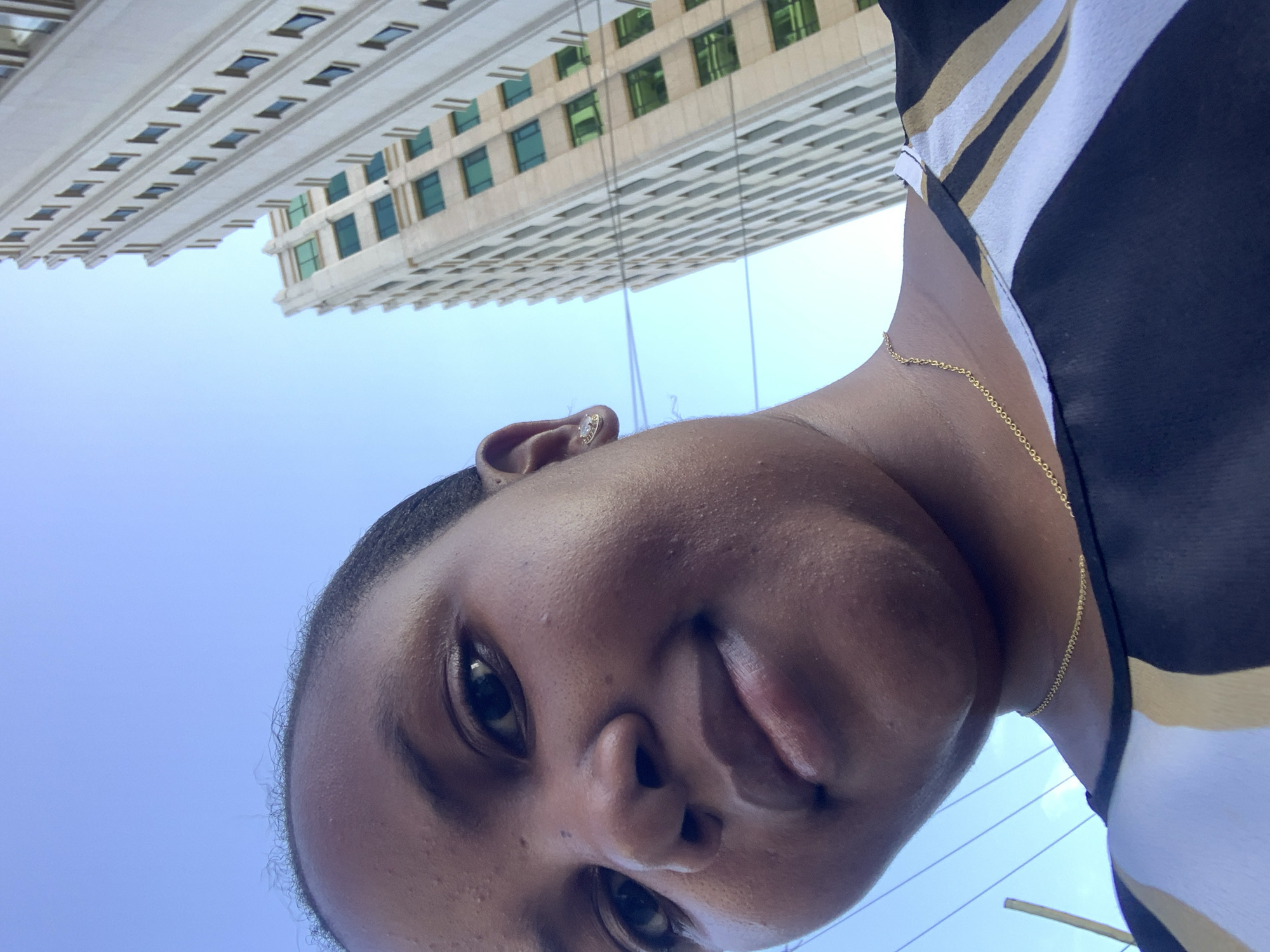 Morning selfie captured in Dar es Salaam, Tanzania