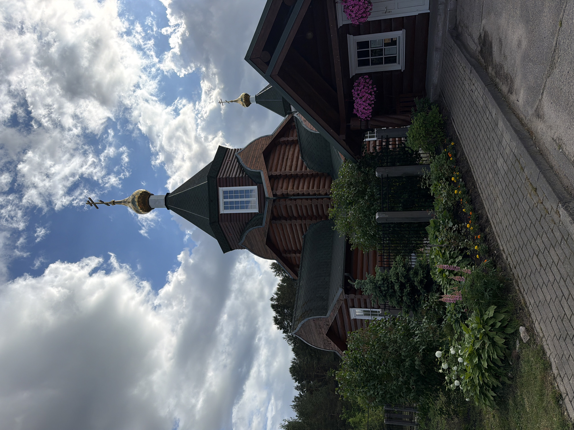 Wooden Orthodox church documented in Baloži, Latvia