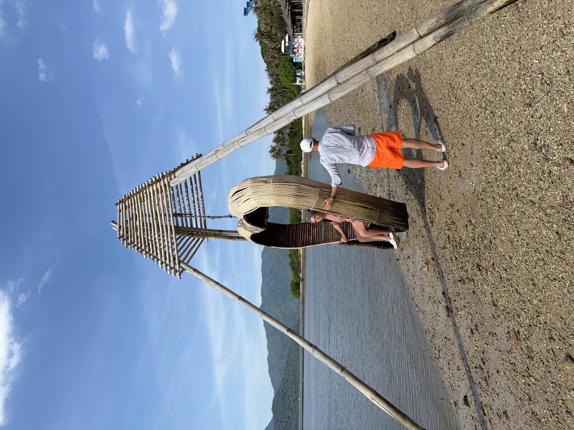 Relaxed beach day at a coastal resort in Ninh Ích, Vietnam