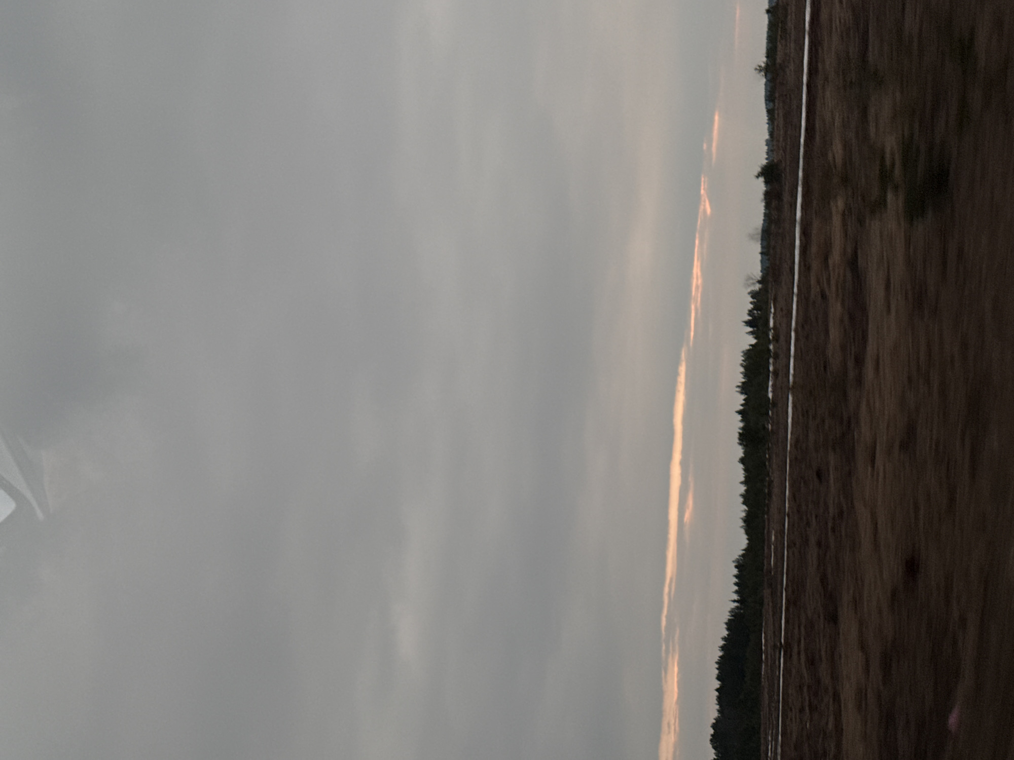 Gray afternoon landscape documented near Povarёnki, Russia