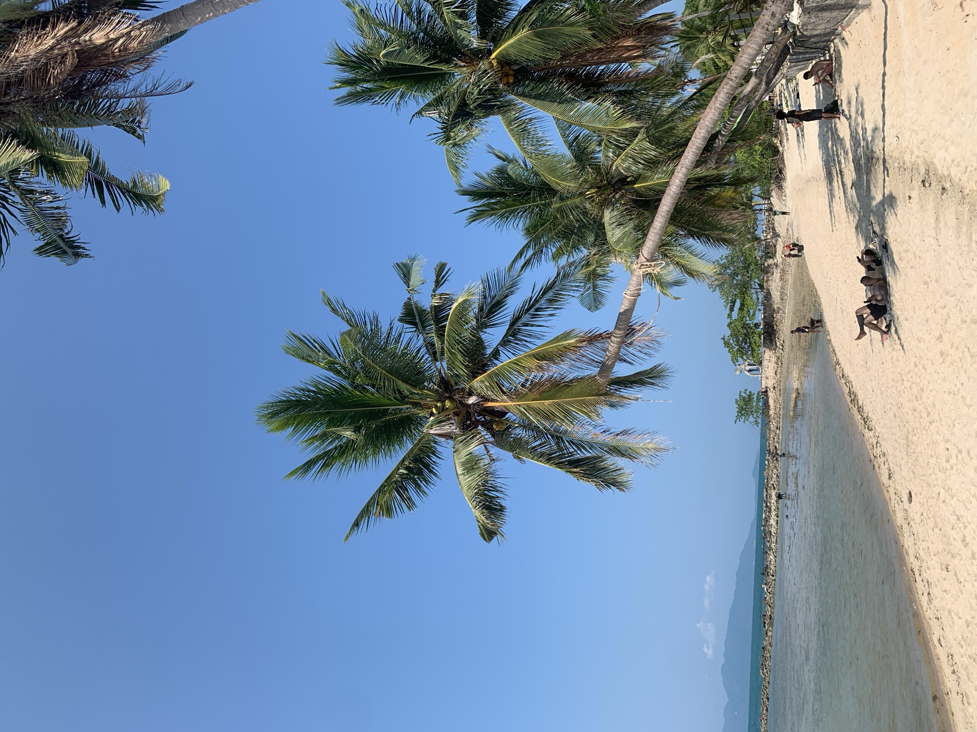 Morning beach scenes documented in Baan Tai, Thailand