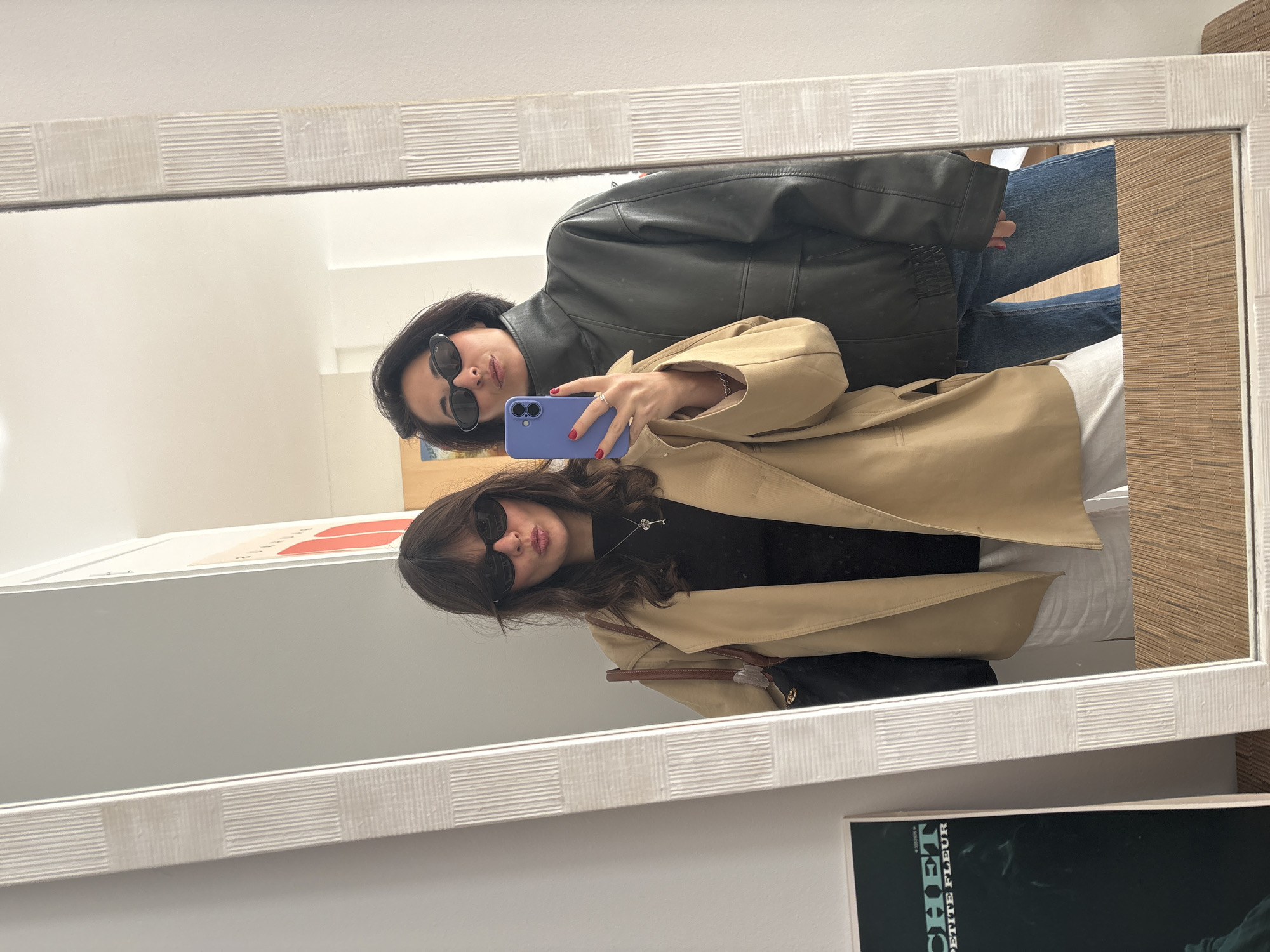 Two women take selfie in Santiago de Compostela elevator