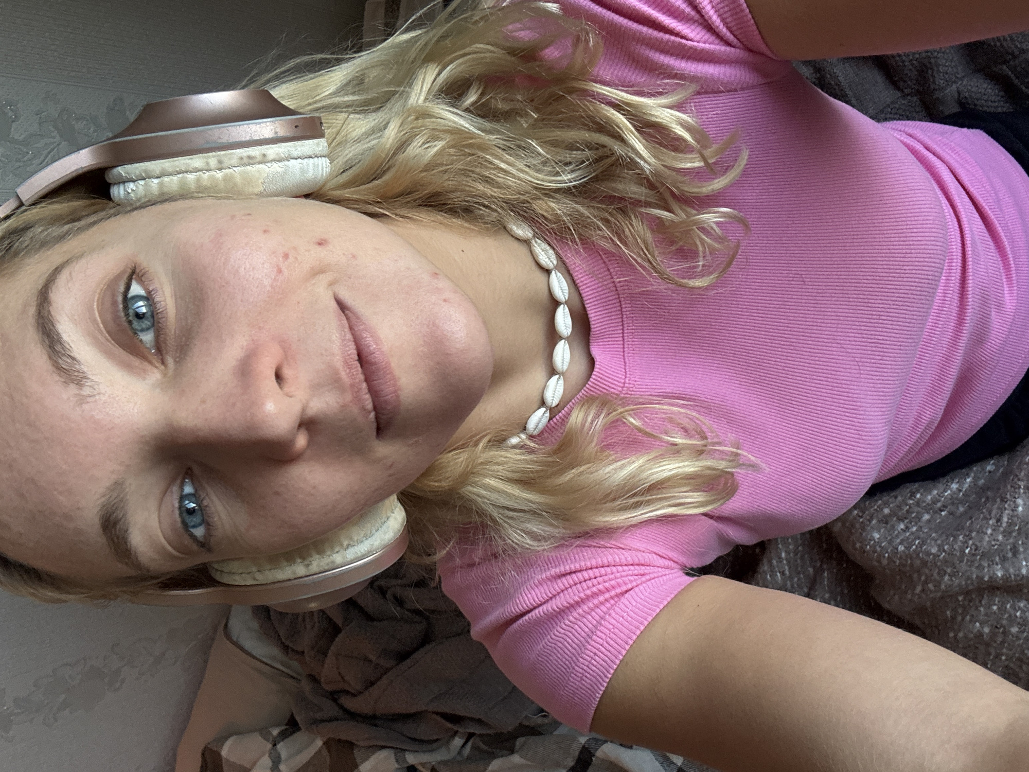 Casual selfie session captured in Minsk home with dog
