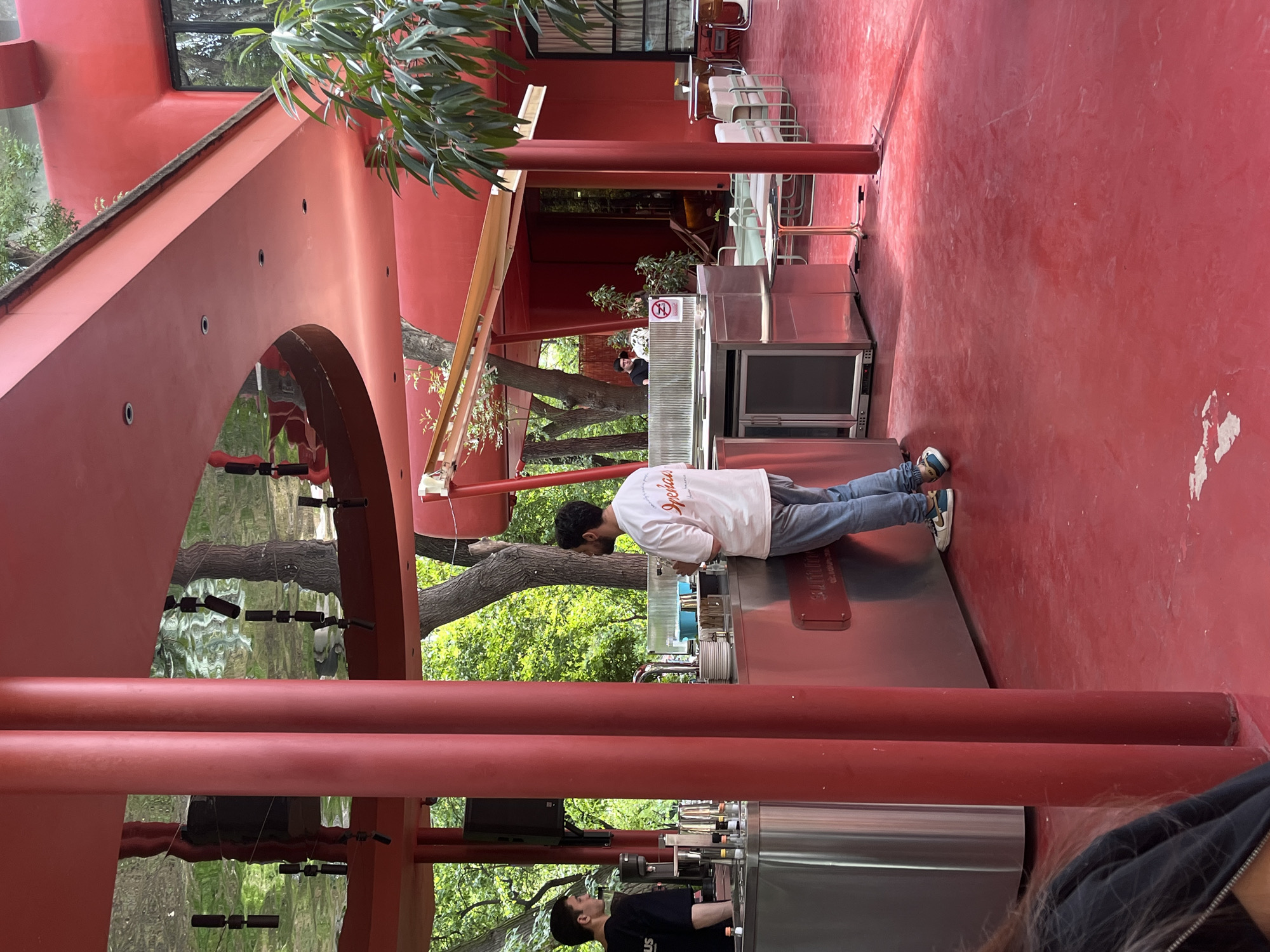 Everyday cafe life documented across Yerevan, Armenia morning hours