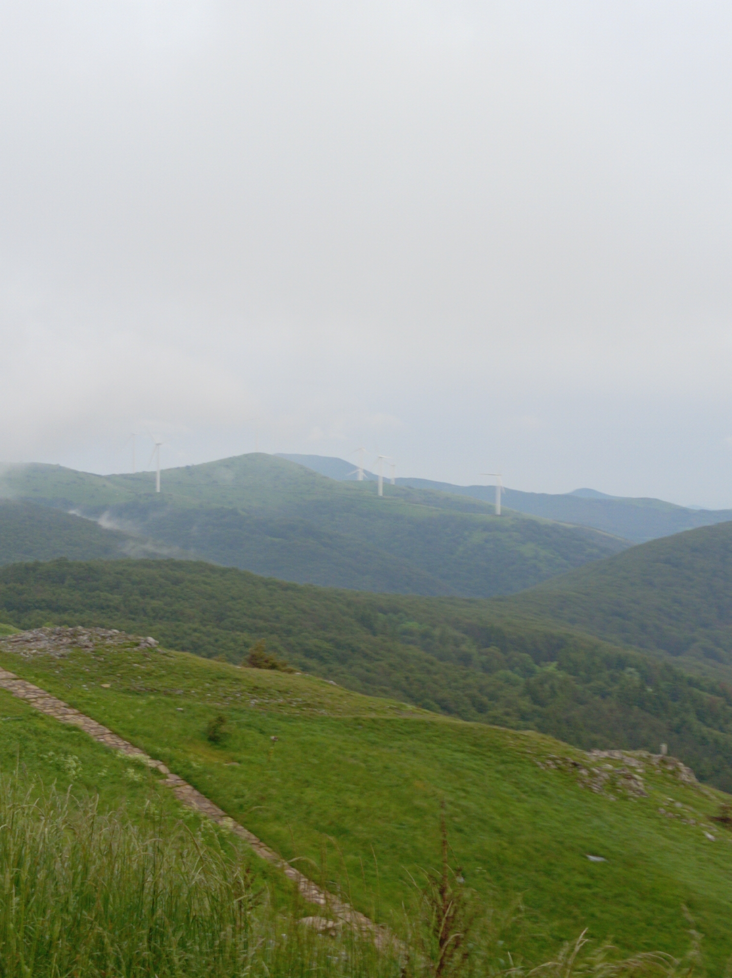 Mountain landscapes and Bulgarian monument documented during evening hours