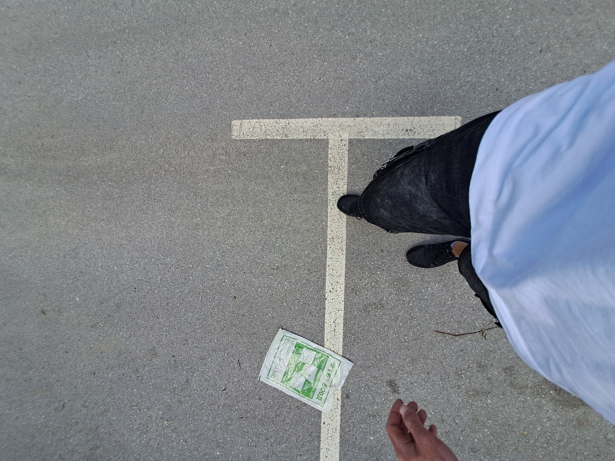 Morning walk through a small town with road works and stork nests