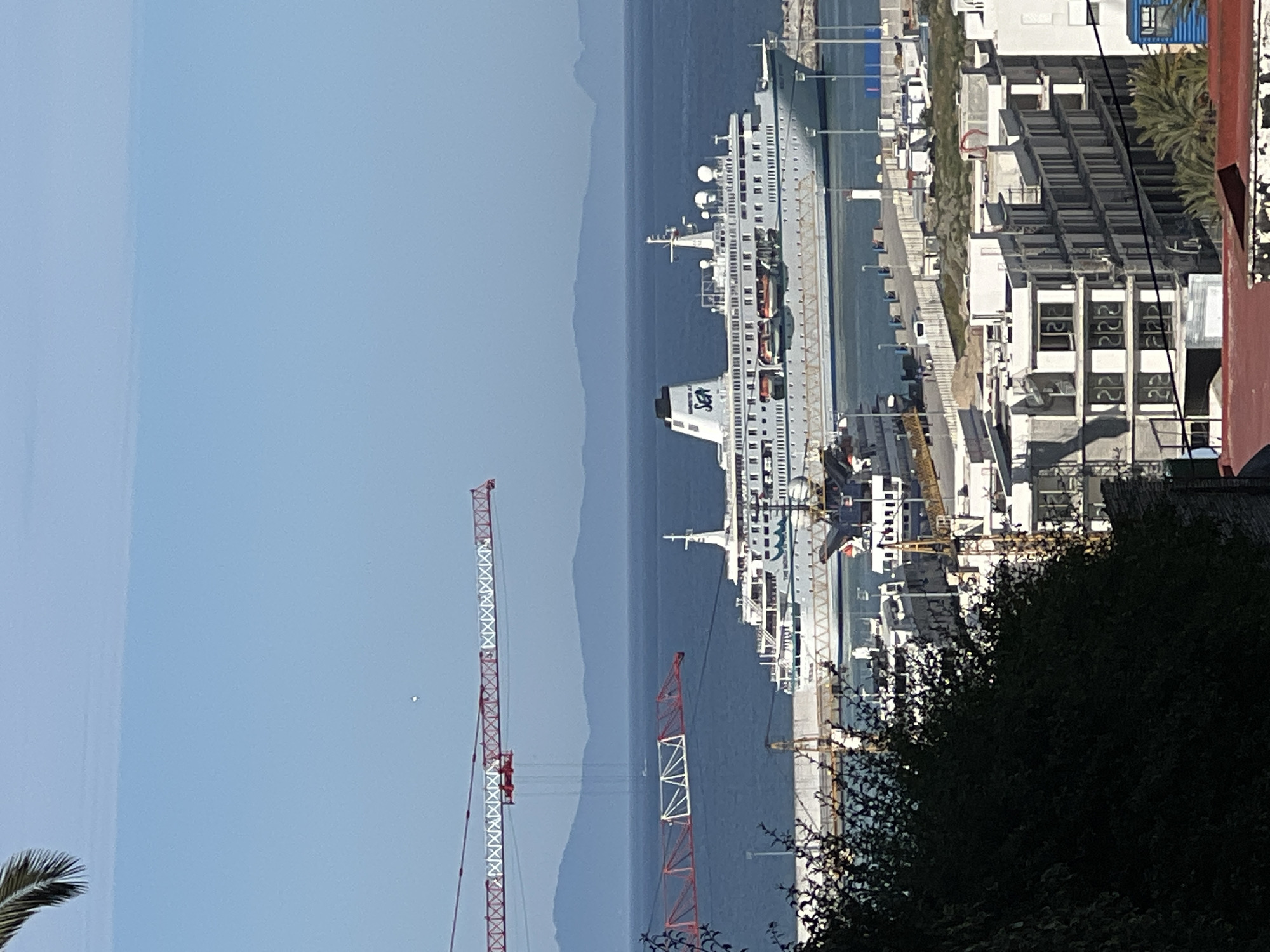 Cruise ship 'Sea' docks at Tangier harbor
