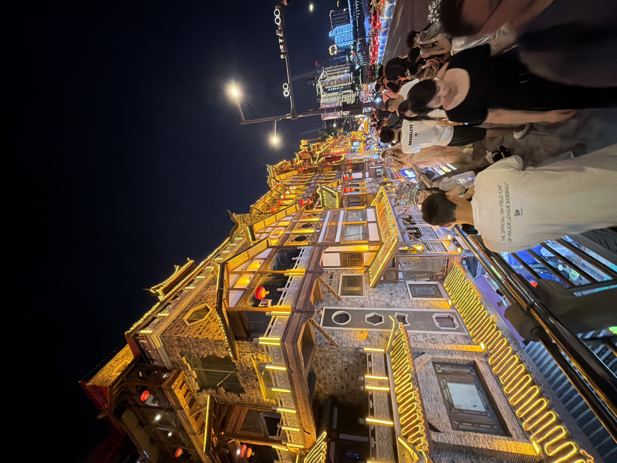 Chongqing's Hongyadong district alive on a summer night