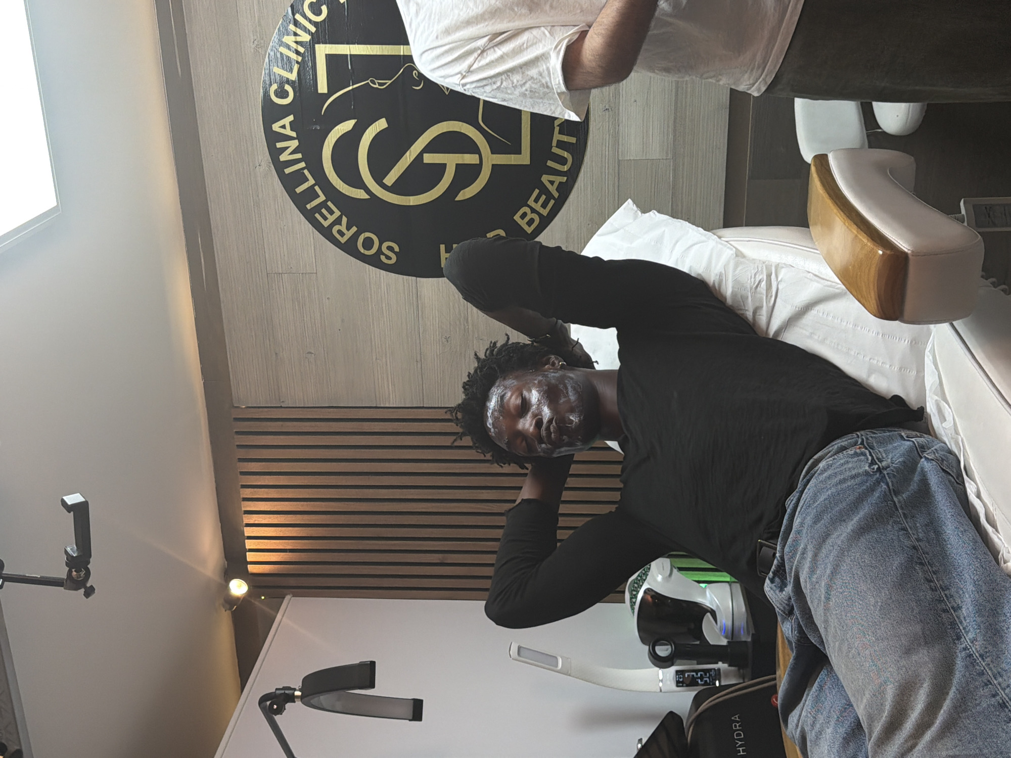 Beauty clinic session at Sorellina, London