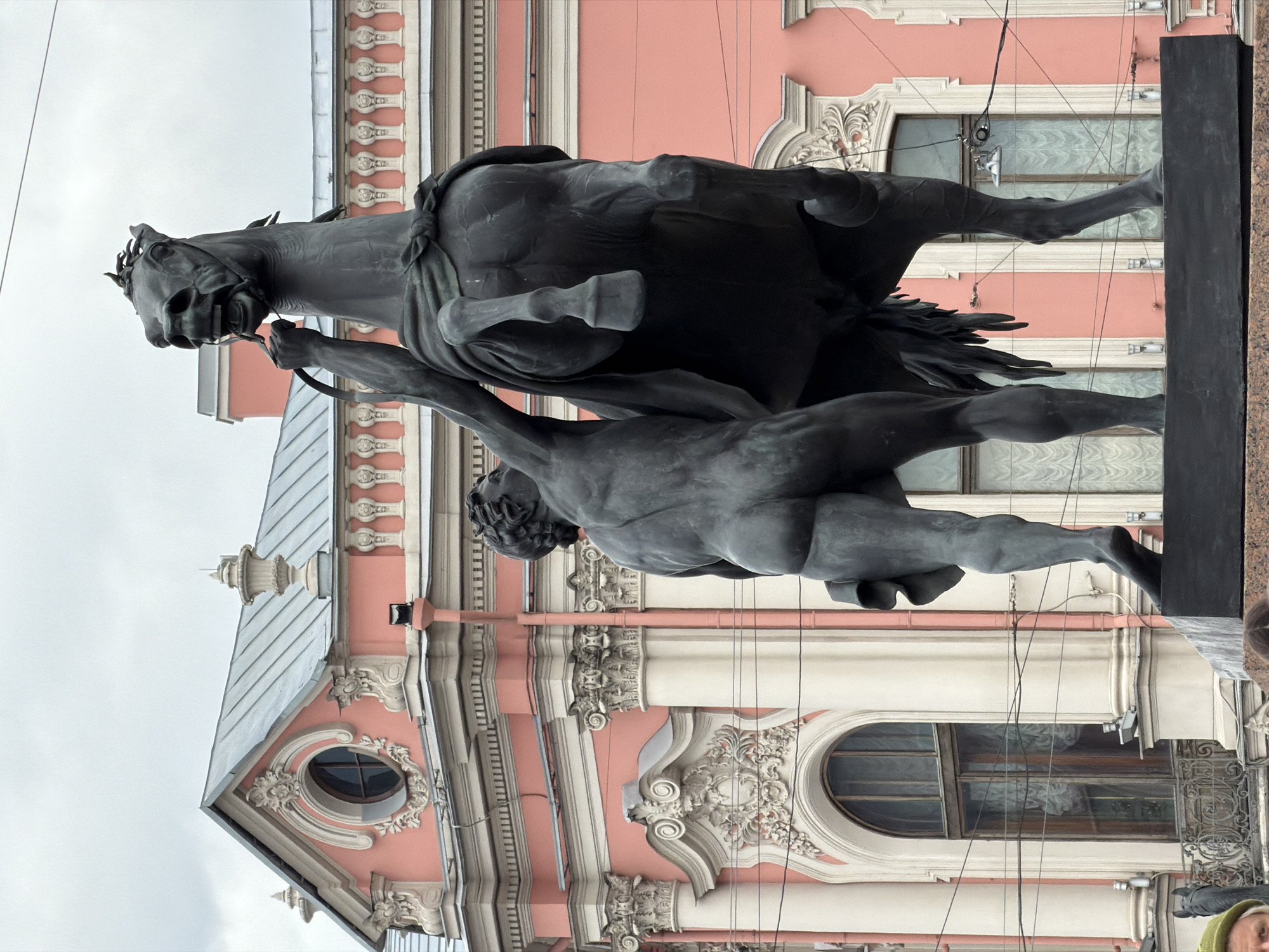 Tourist documents Saint Petersburg landmarks and canal boats
