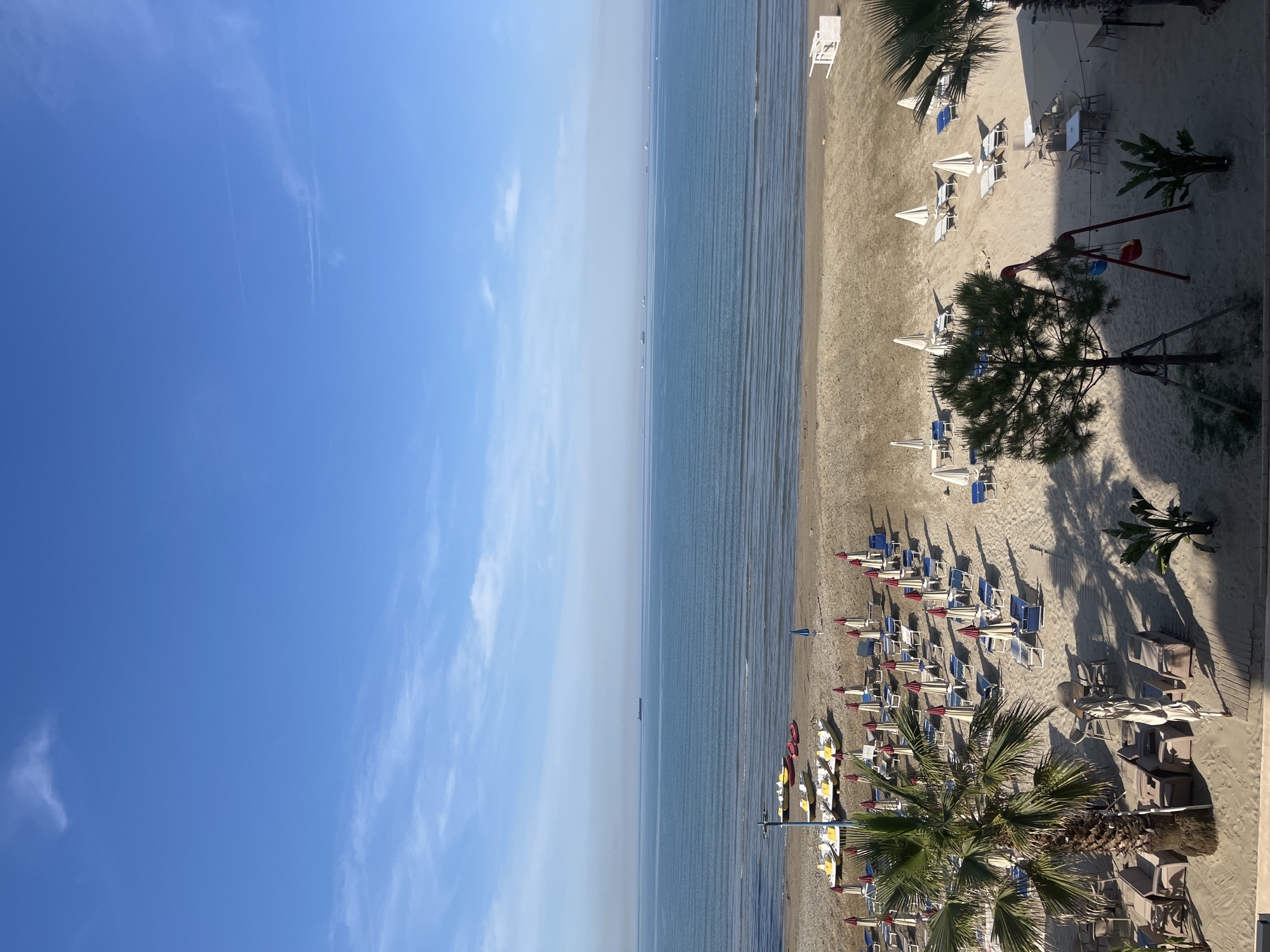 Morning routine captured from beach visit to breakfast