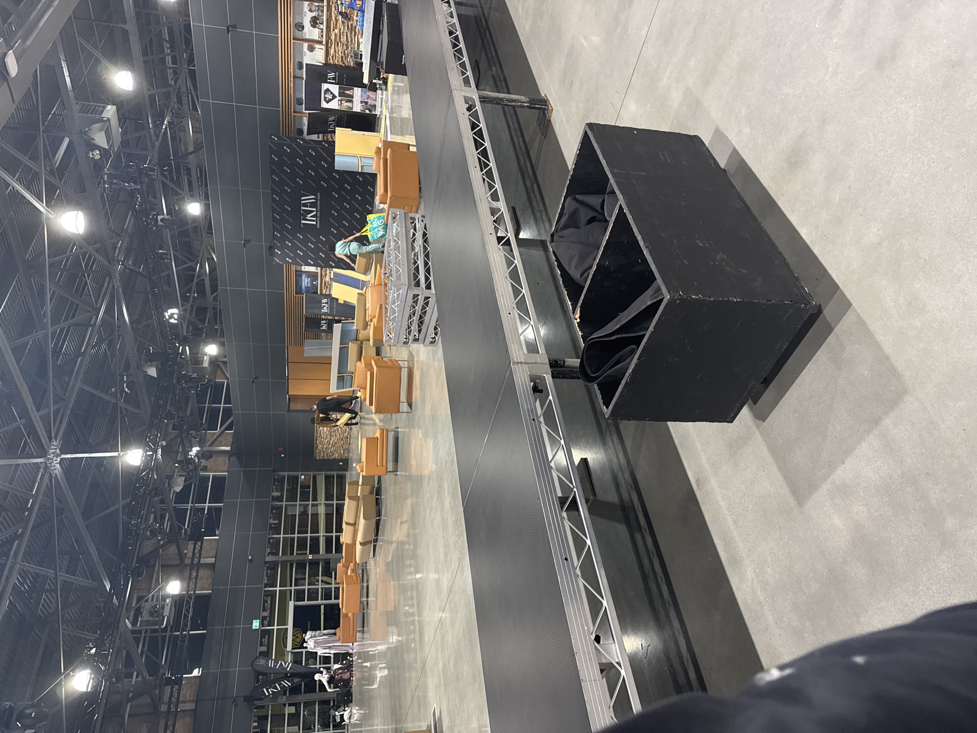 Early morning event setup documented at Vancouver venues