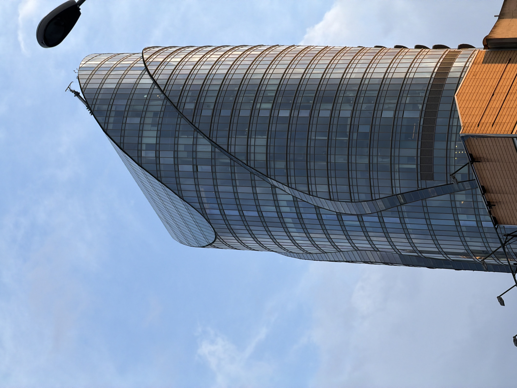 Modern glass skyscraper photographed in Sarıyer, Turkey