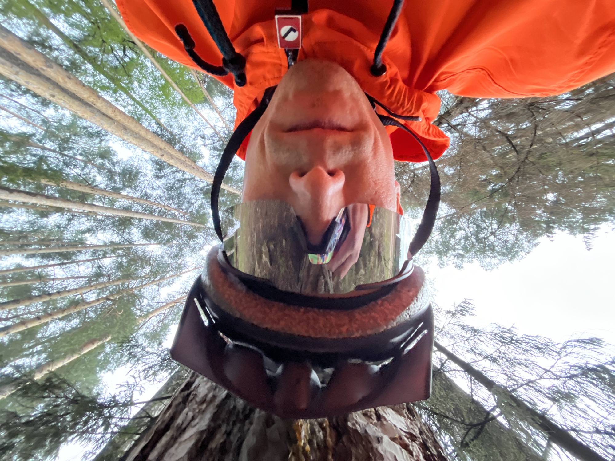 Cyclist documents family bike ride through Chaikovsky forests and pond