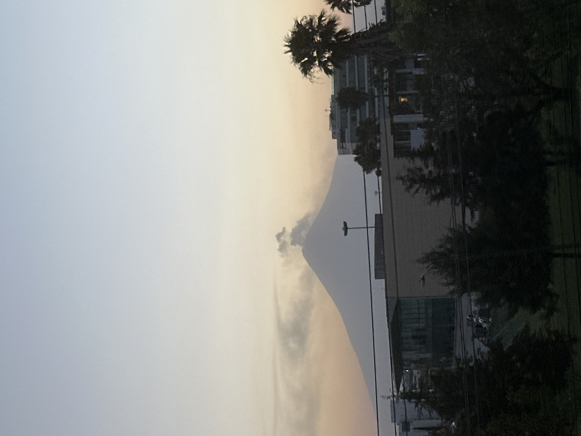 Dawn or dusk views captured in San Bernardino Tlaxcalancingo