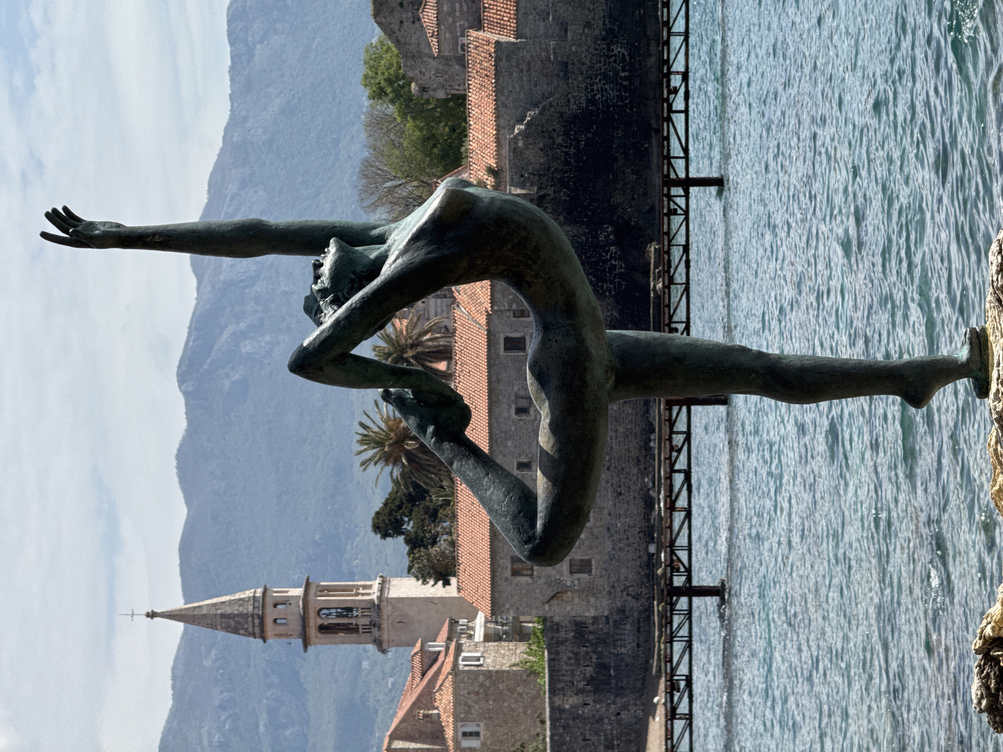 Morning scenes captured around Budva's historic coastline and beaches