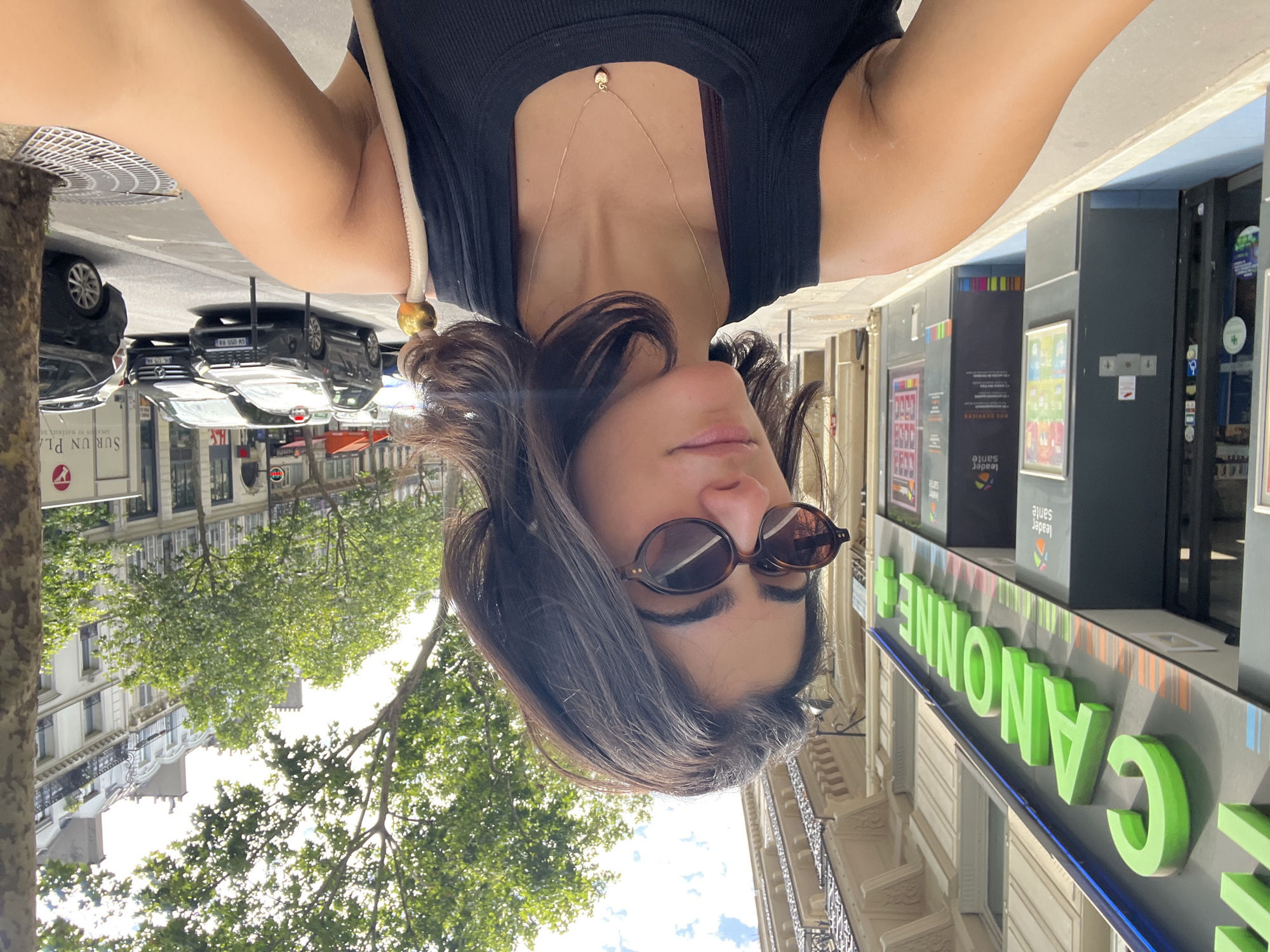Selfies and street-level moments in central Paris