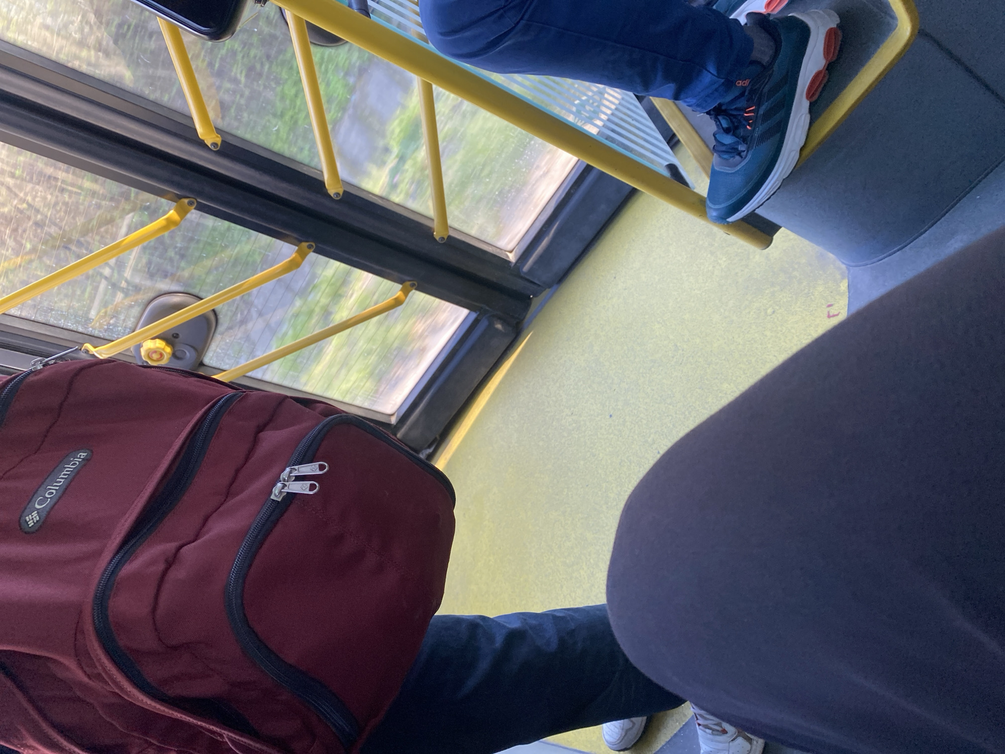 Passenger with red Columbia backpack spotted on Varna bus
