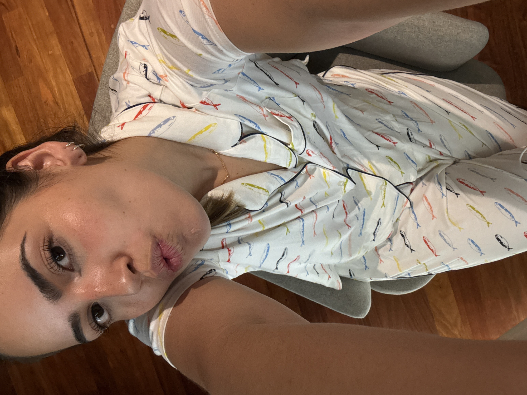 Woman documents nighttime skincare routine in Mexico bedroom